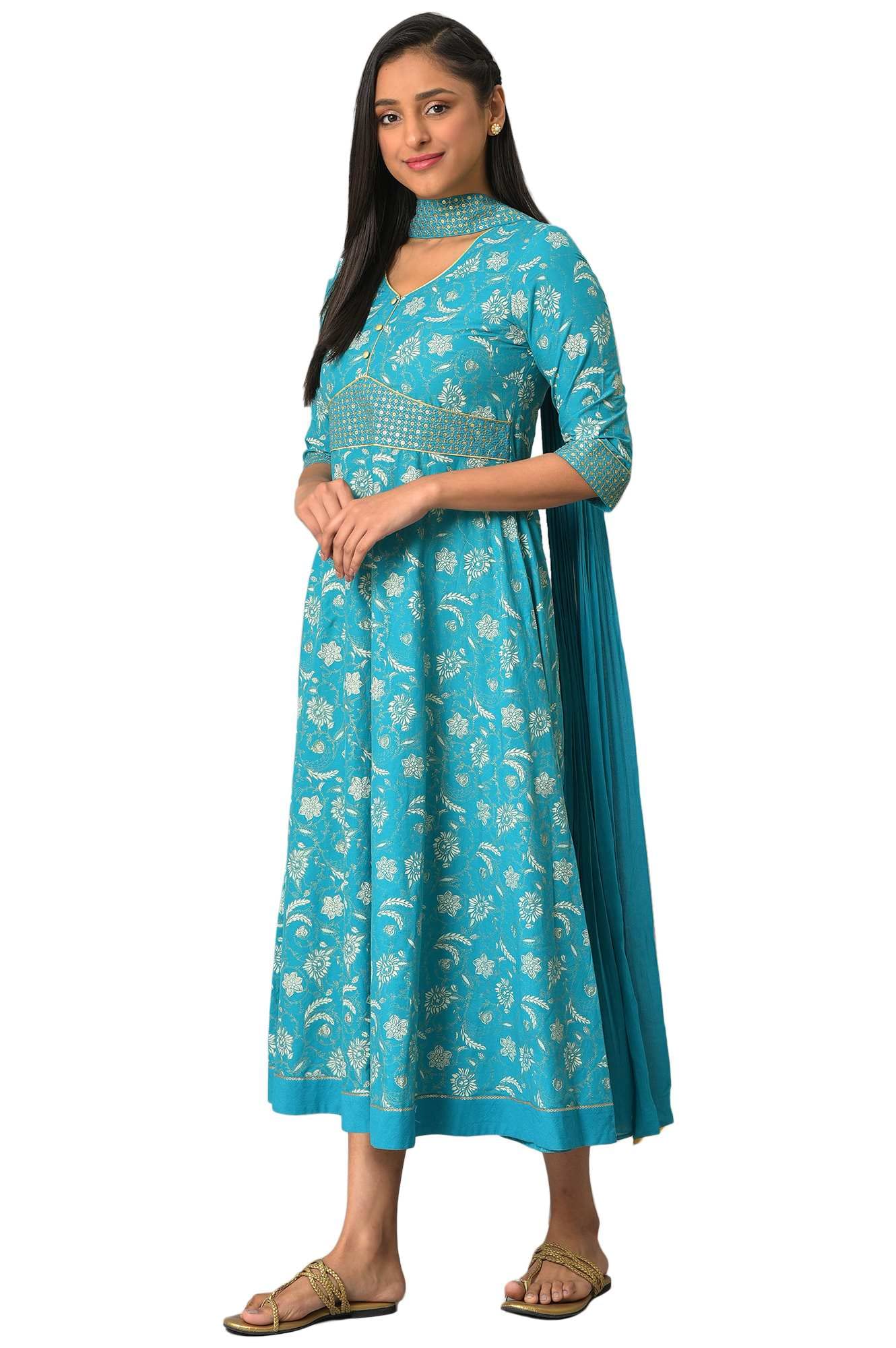 Aurelia WomenS Cotton Clothing Set (23Feas13927-506430_Blue