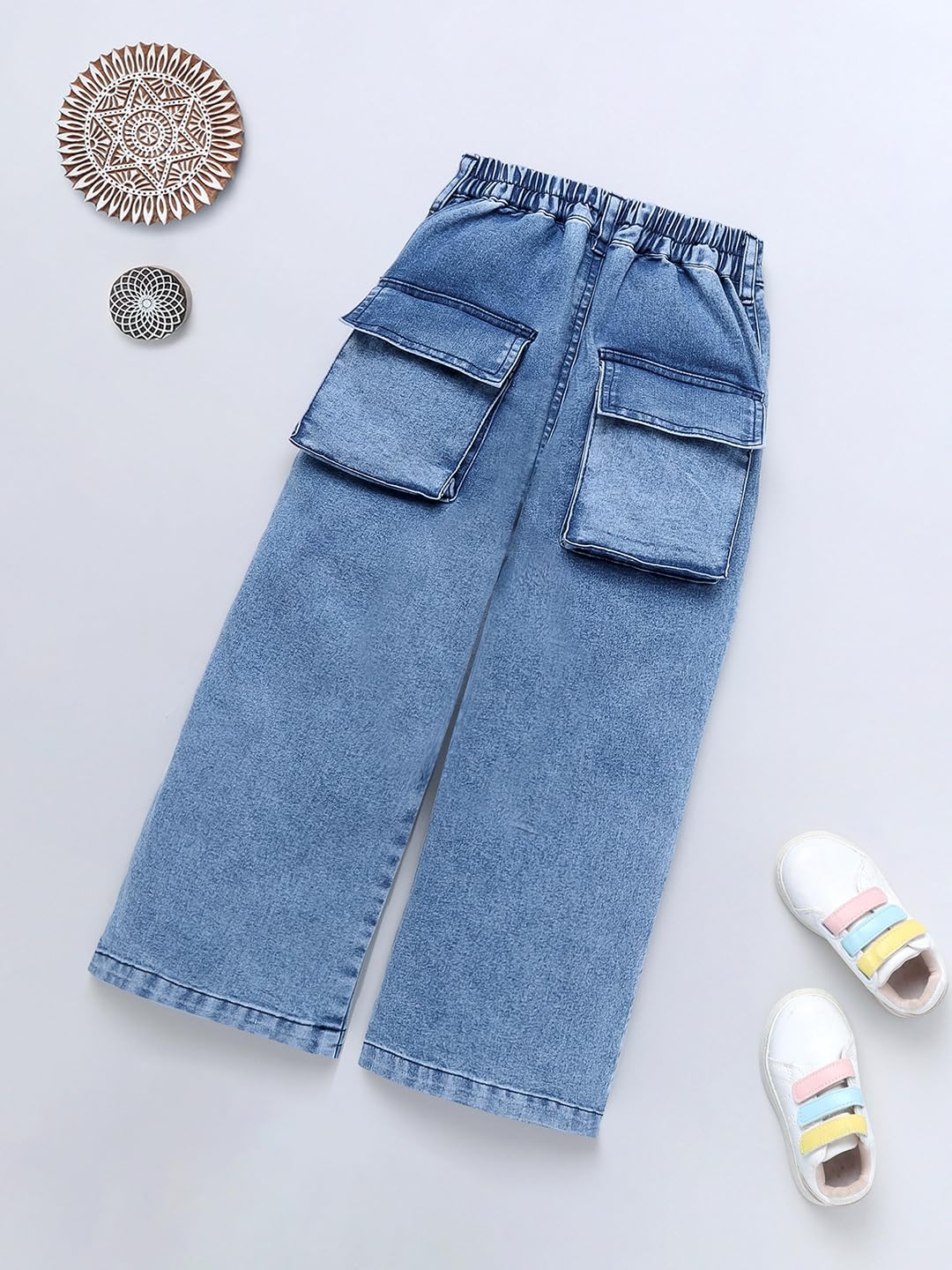 Naughty Ninos GirlS Loose Jeans (Nn00059Pnt_Blue