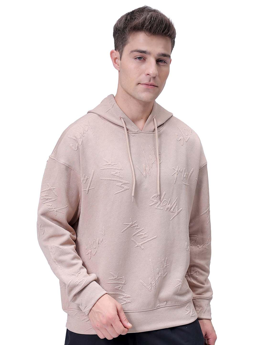 The Indian Garage Co Mens Polyester Blend Neck Hoodie