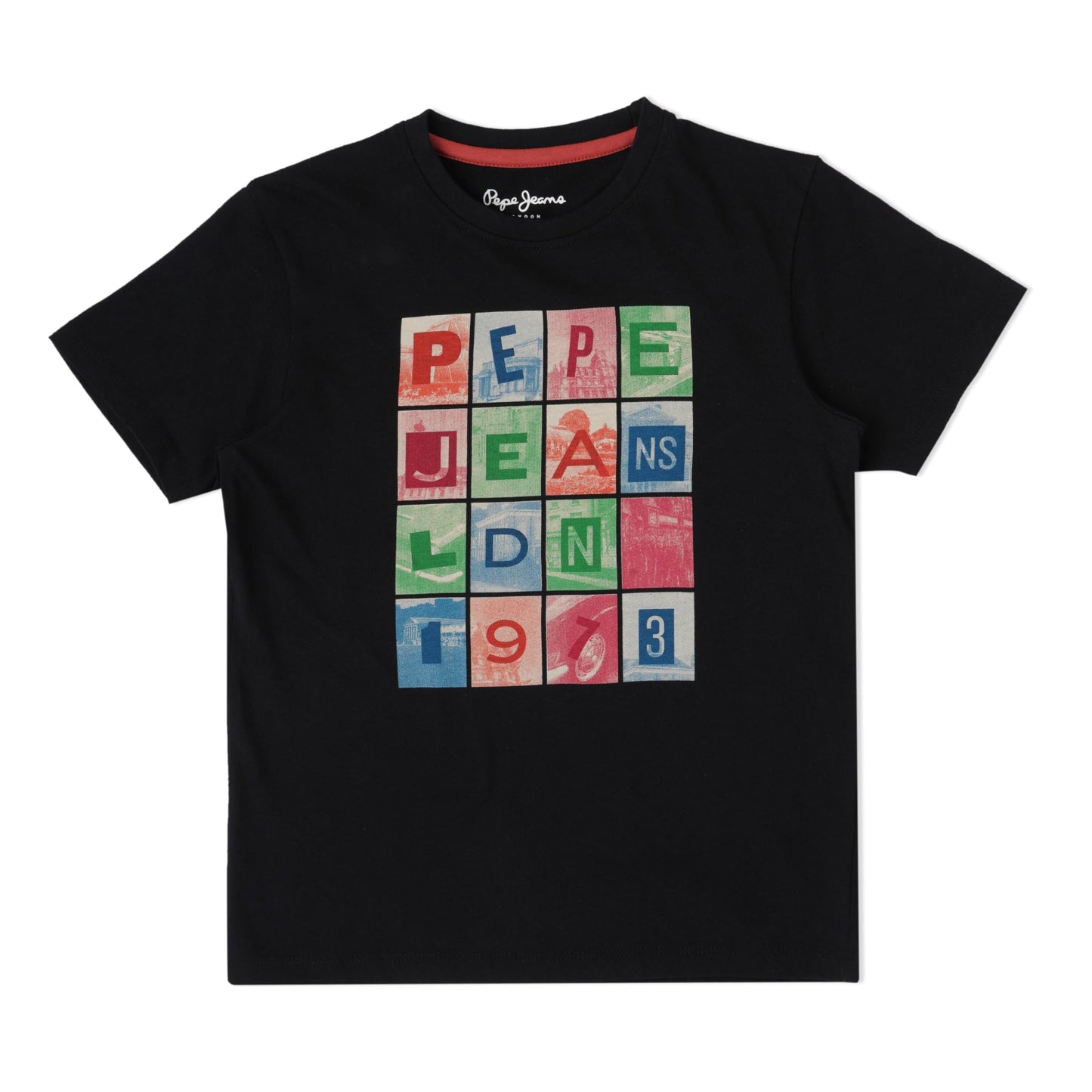 Pepe Jeans BoyS Regular Fit T-Shirt (Pb5036129994_Black