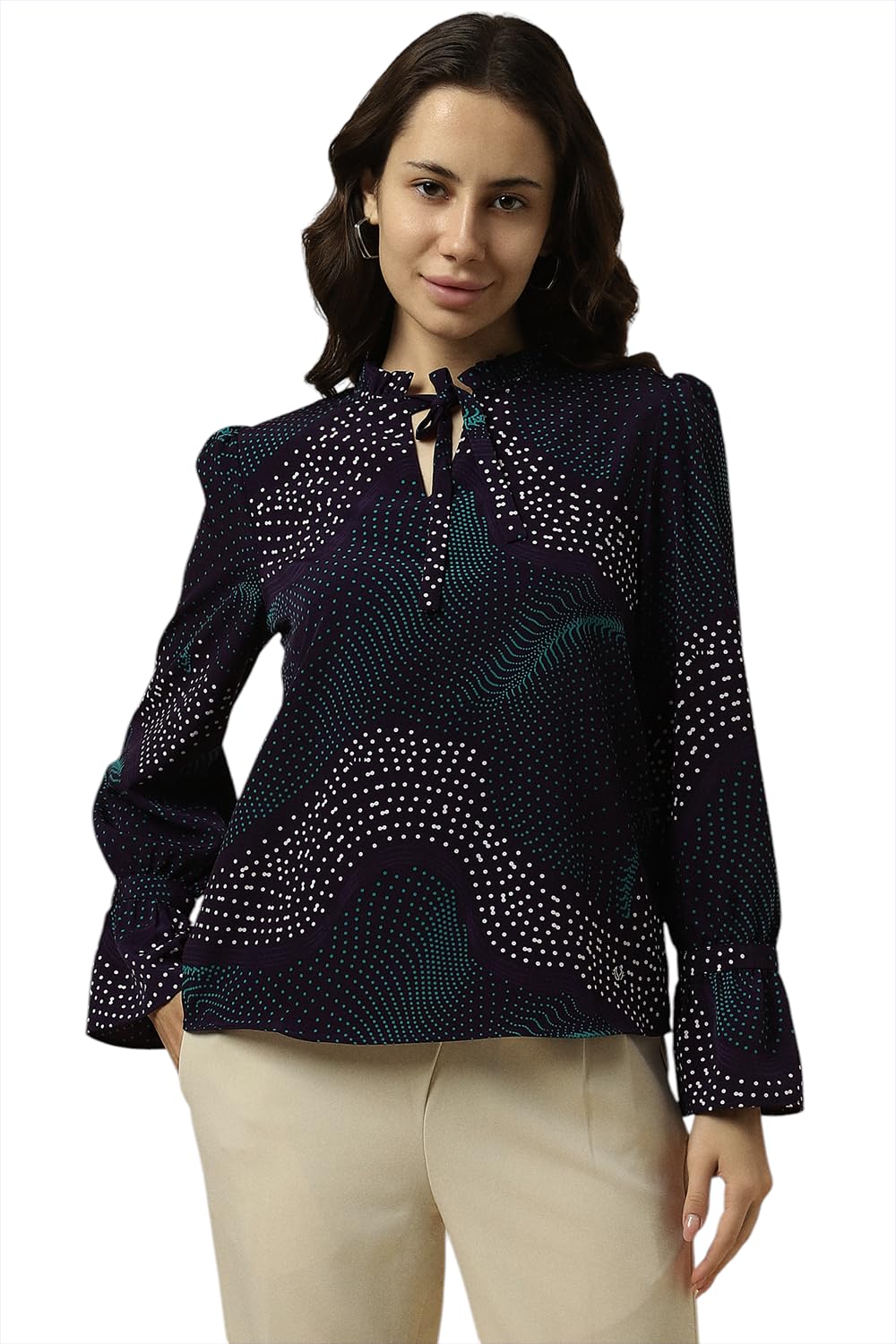 Allen Solly Women Regular Fit Casual Full Sleeve Top