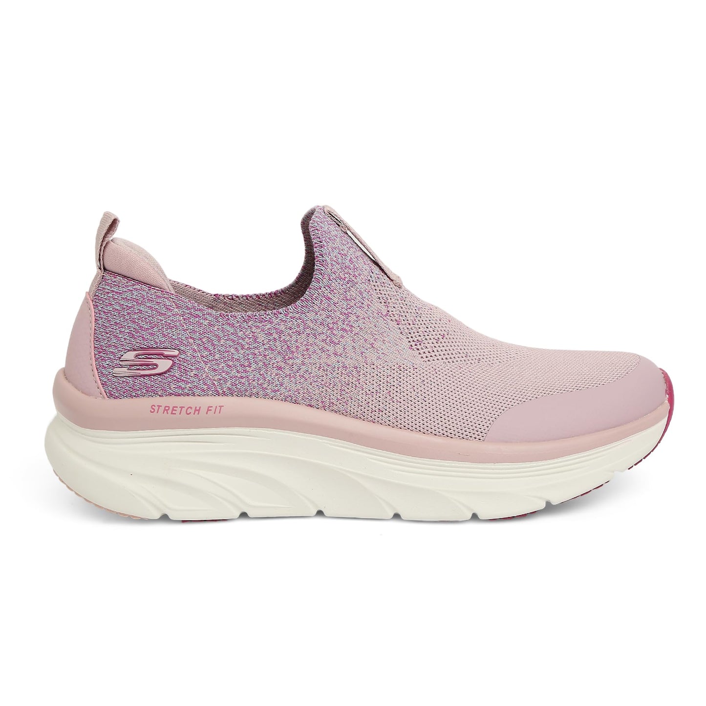 Skechers Women DLux Walker Wrap Party Slip-On Casual Shoes