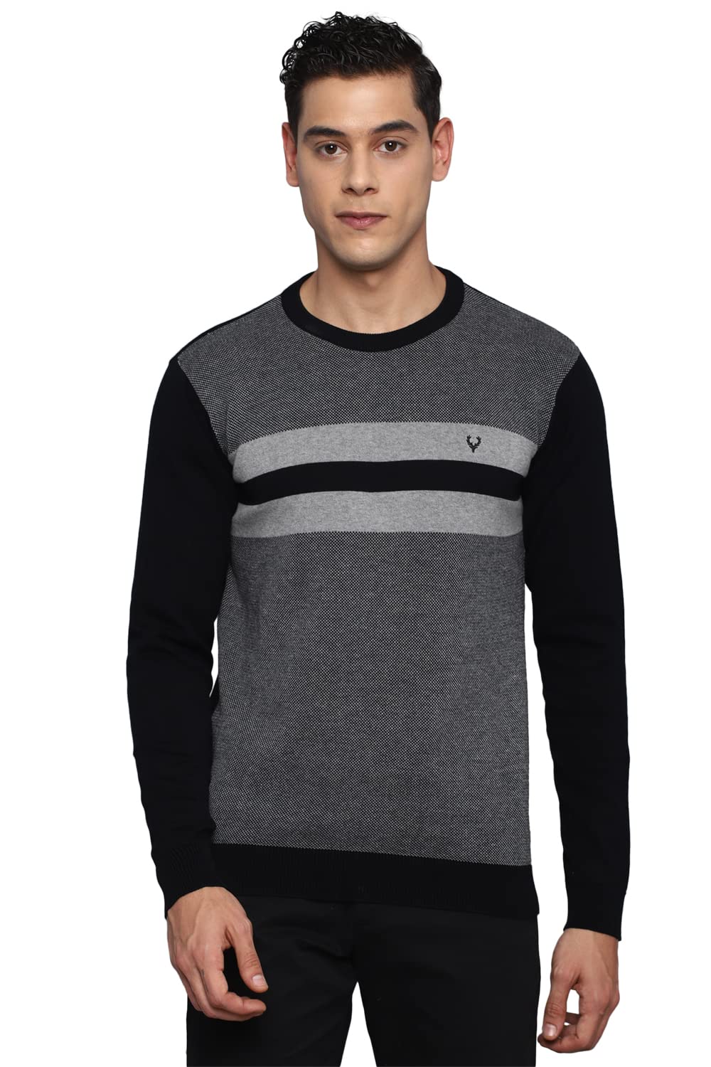 Allen Solly Men Full Sleeve Crew Neck T-Shirt