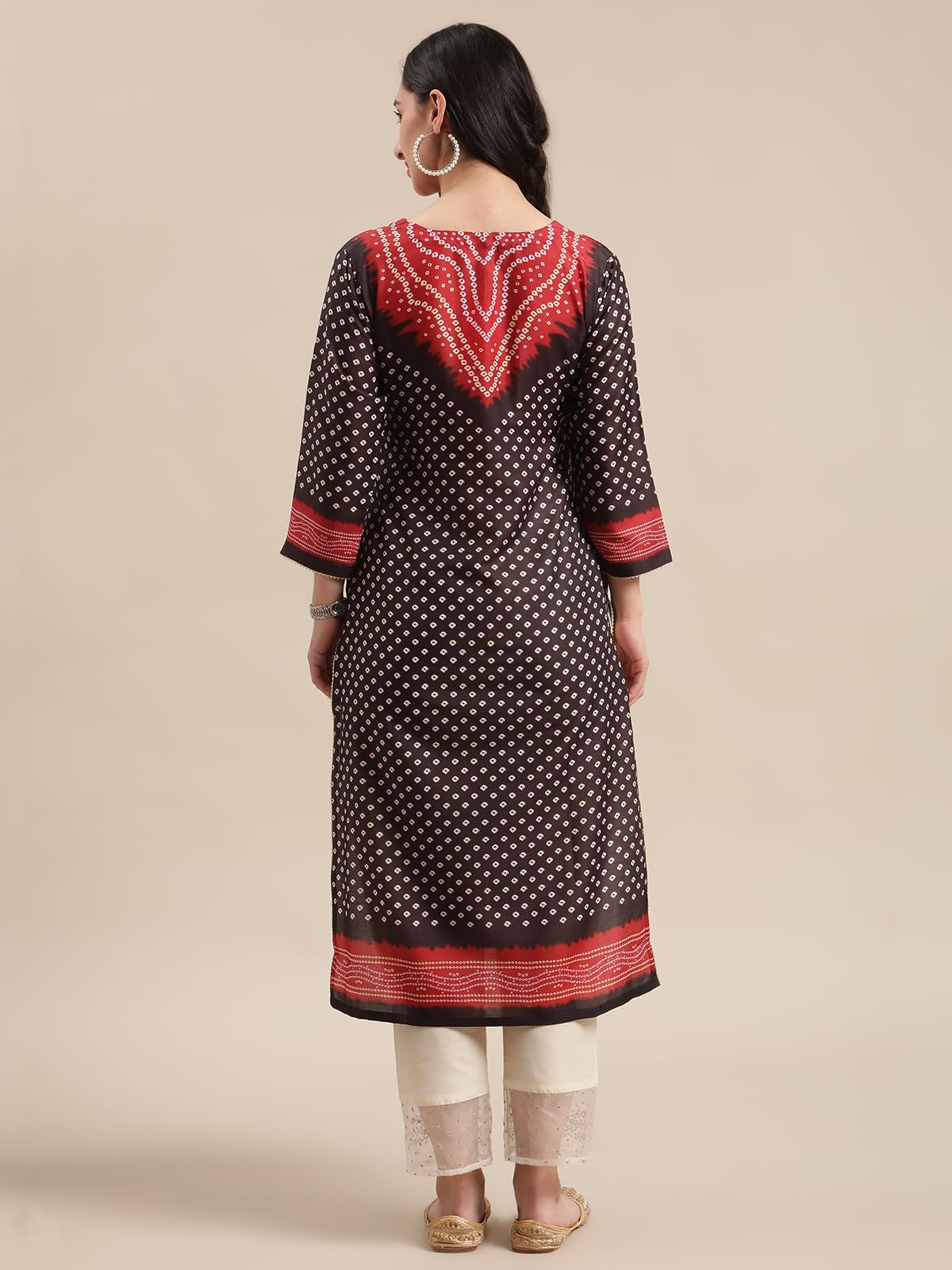 Varanga Women's Silk Solid Regular Kurta