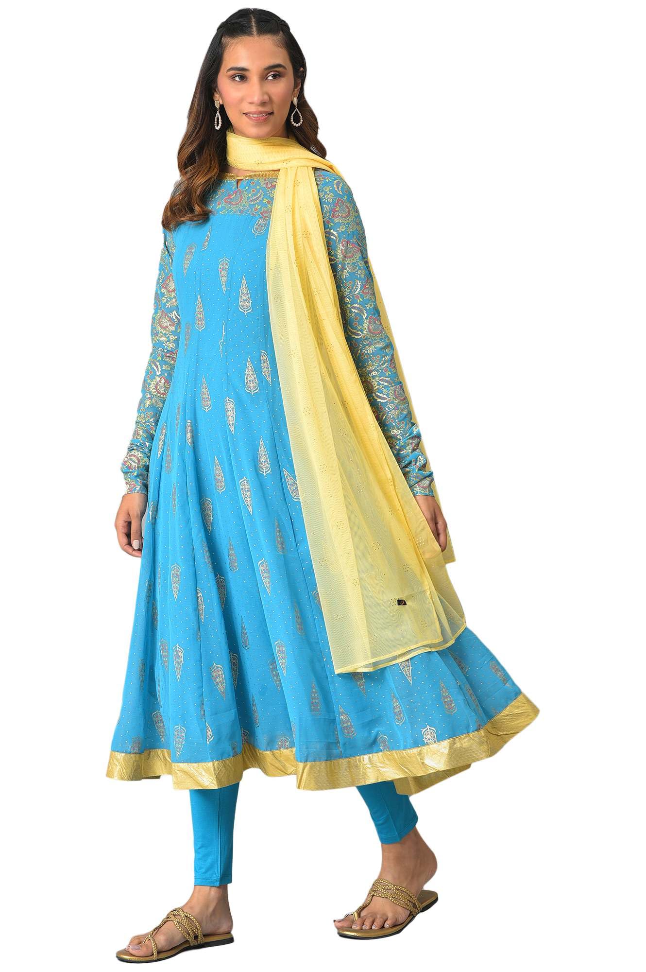 Aurelia WomenS Polyester Set (22Aud10372-506006_Blue