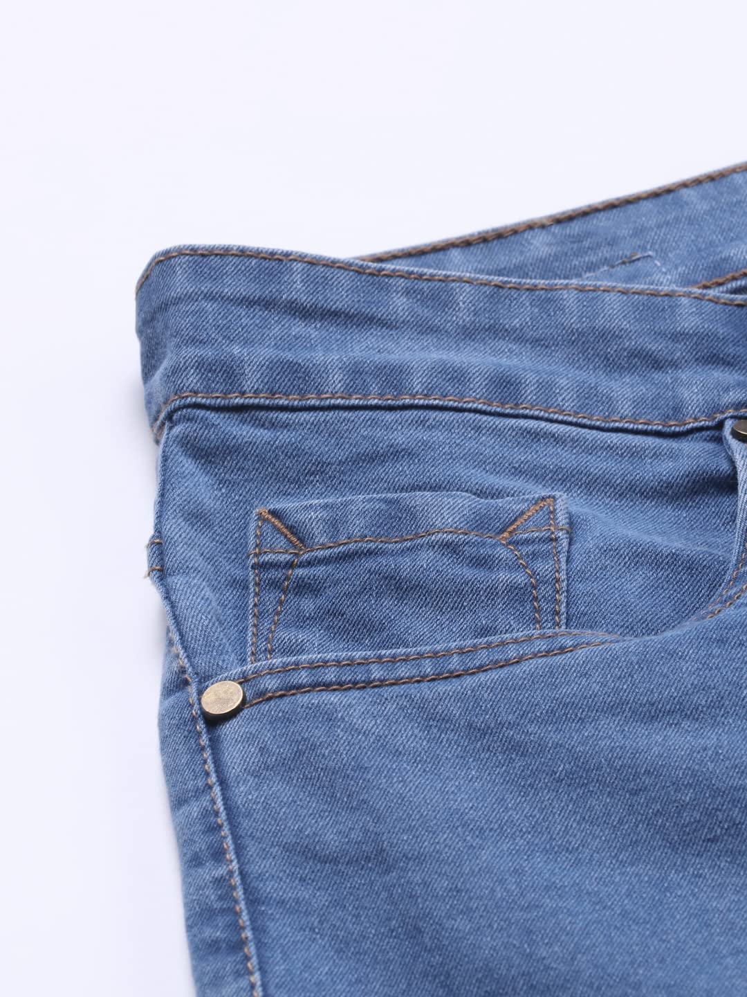 Dennis Lingo Mens Slim Fit Stretchable Denim Solid Jeans (Indigo)
