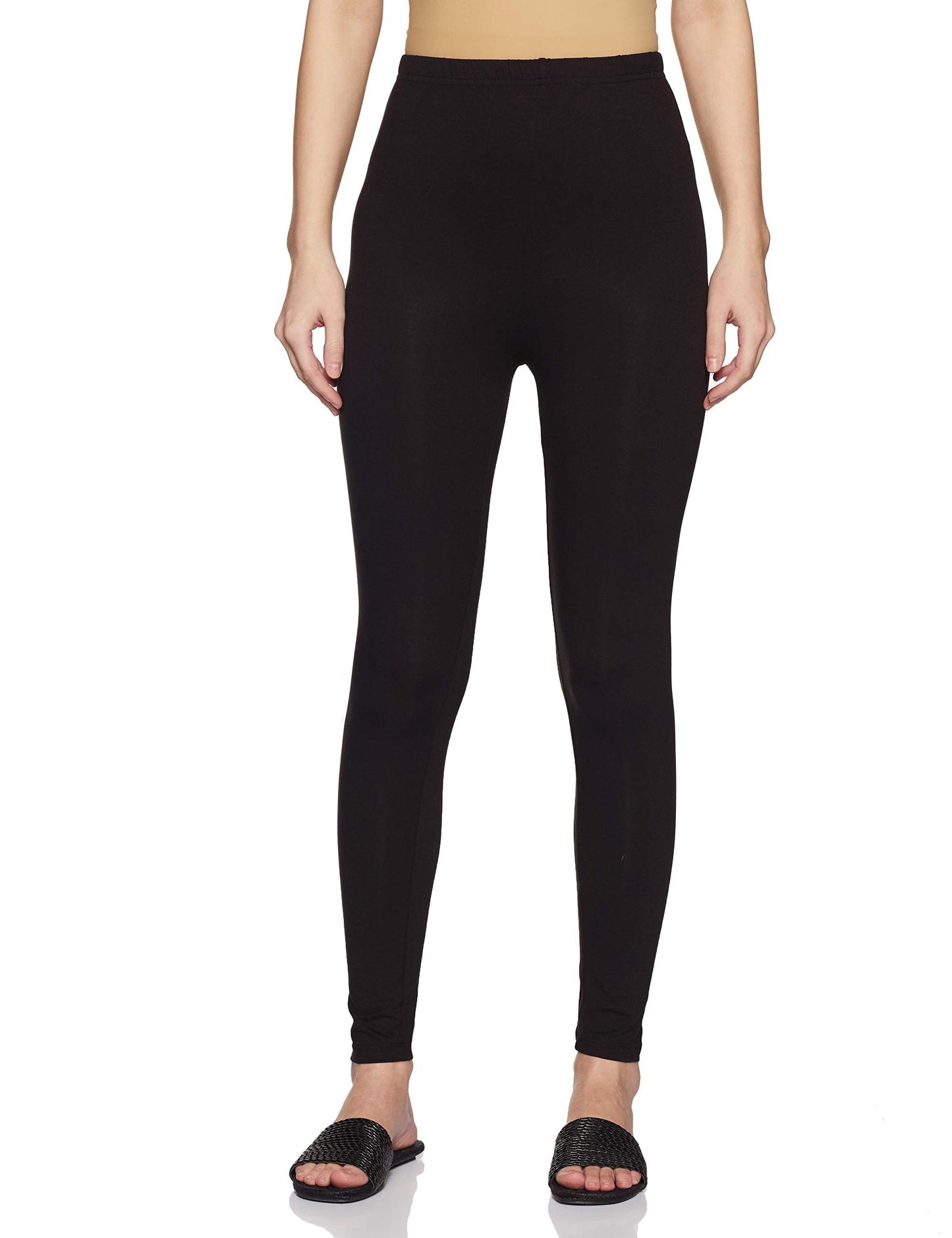 Aurelia WomenS Regular Fit Rayon Tights (19Cra60019-600445_Black_Small_Black_S)