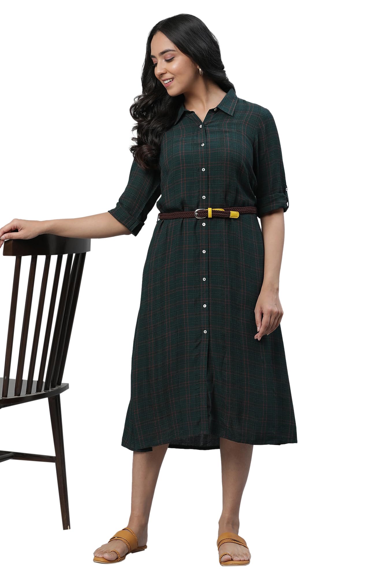 Aurelia Women Dress 23AUA14308-704334-Green-XS