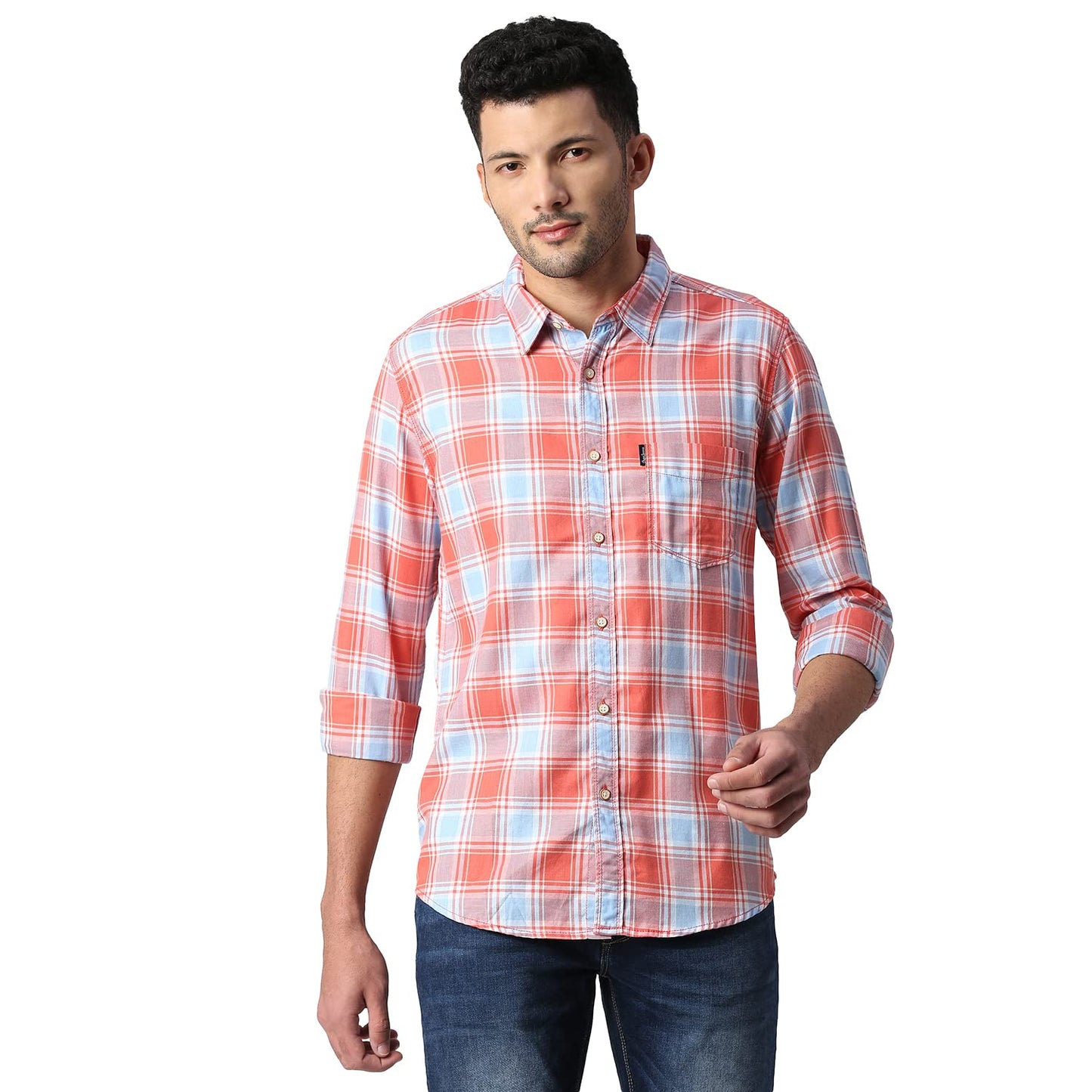 Pepe Jeans MenS Regular Fit Shirt (Pm308121255Xxl_Red