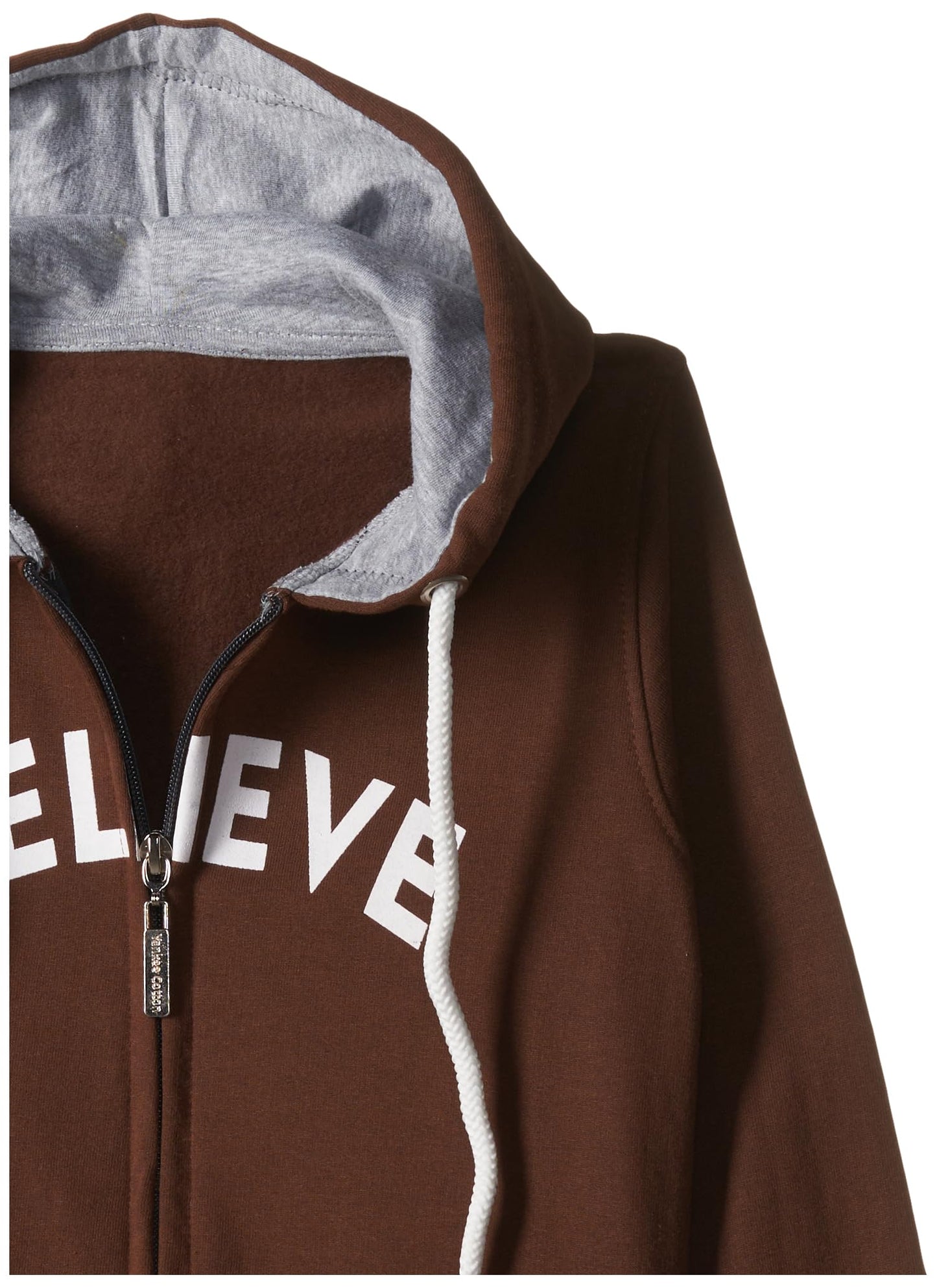 T2F Cotton Hooded Neck Regular Fit Hoodie (Boys-SS_35_Brown