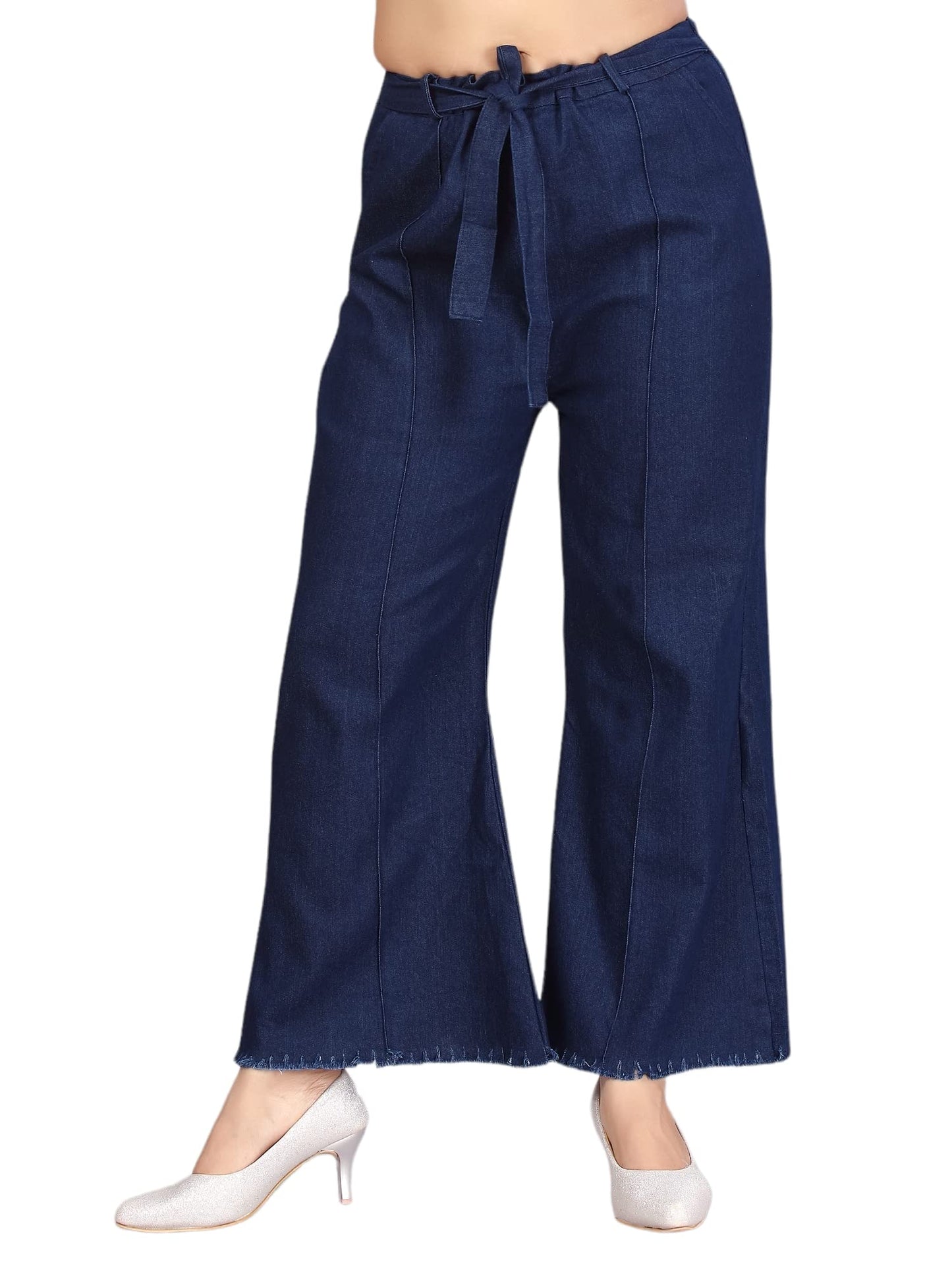 Aarika Girl's Regular Pants (PL-AF-2204_Navy Blue_40)