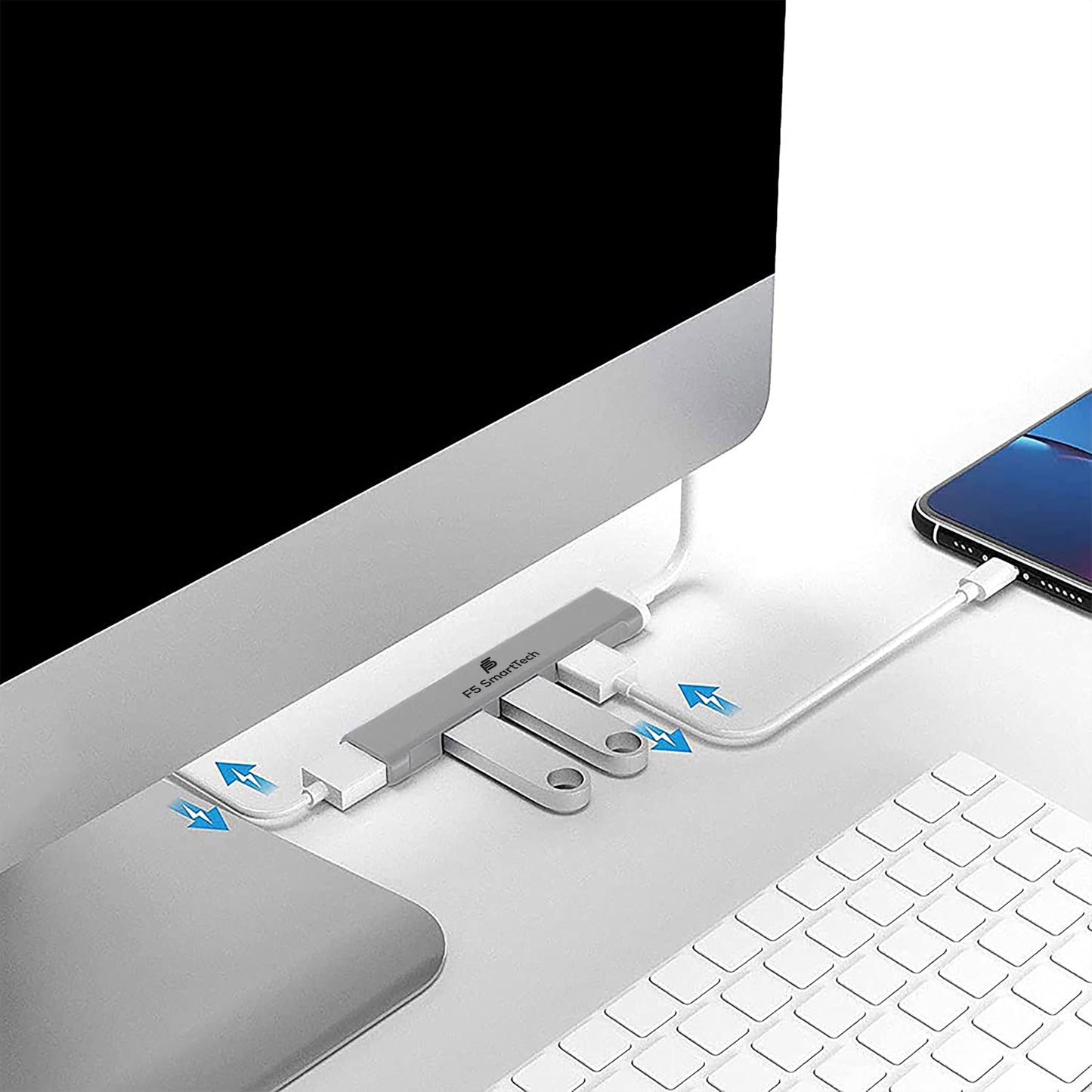 F5 SmartTech 4 in 1 Type A 3.0 4 Port