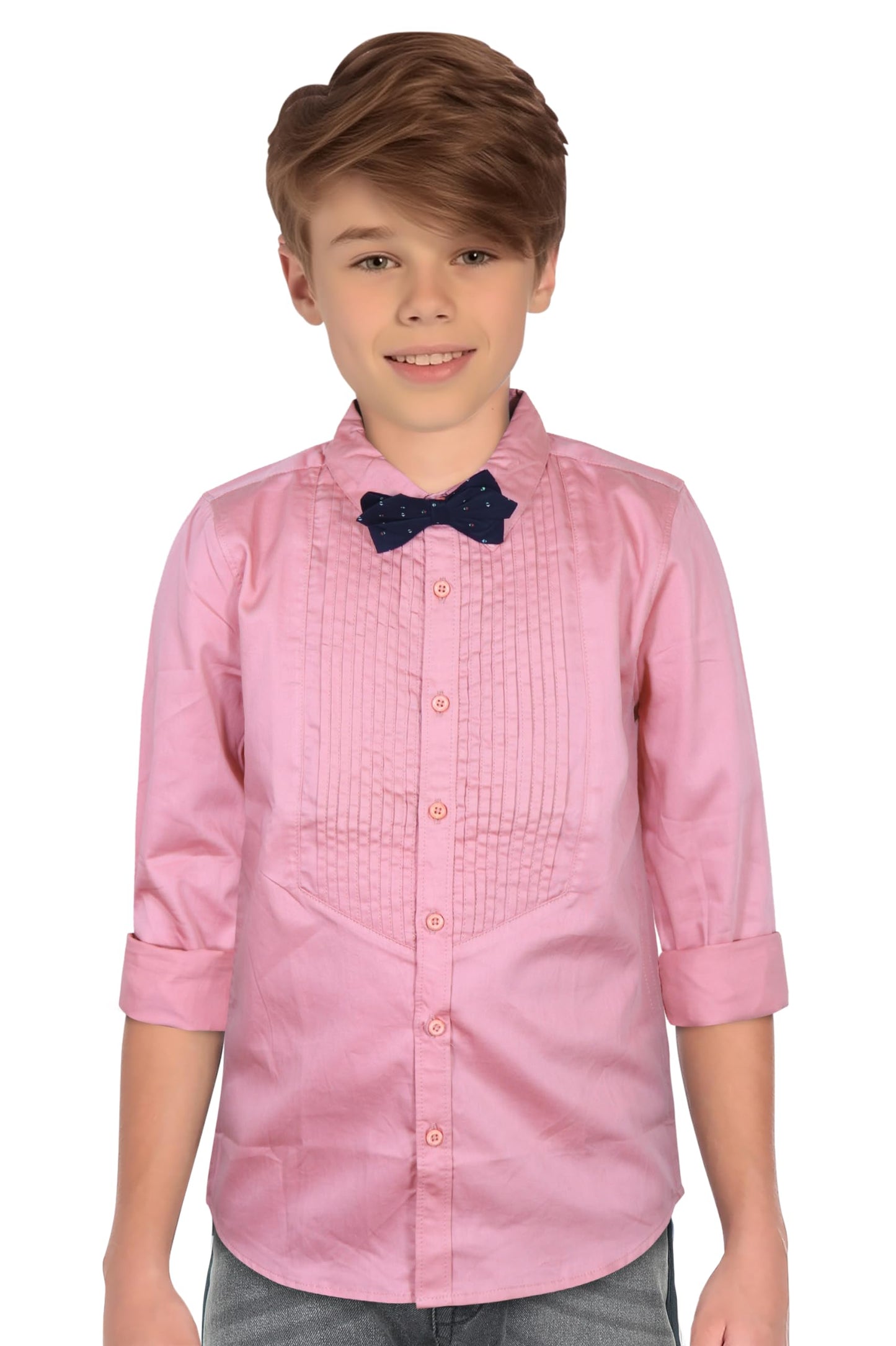 Allen Solly Boys Slim Fit Solid Casual Cotton Full Sleeve T-Shirt