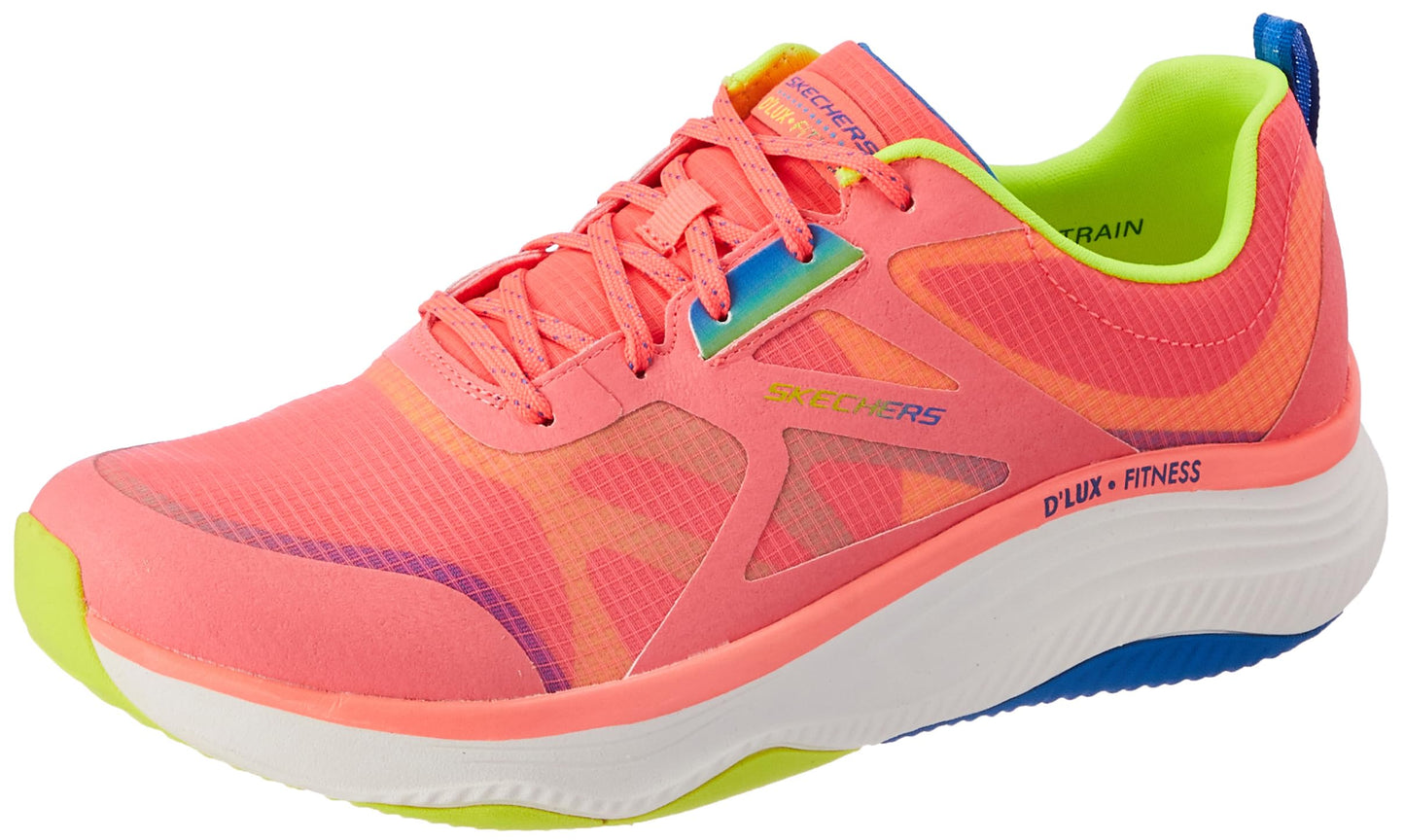 Skechers Women DLux Fitness Bright Balance Crmt Casual Shoes