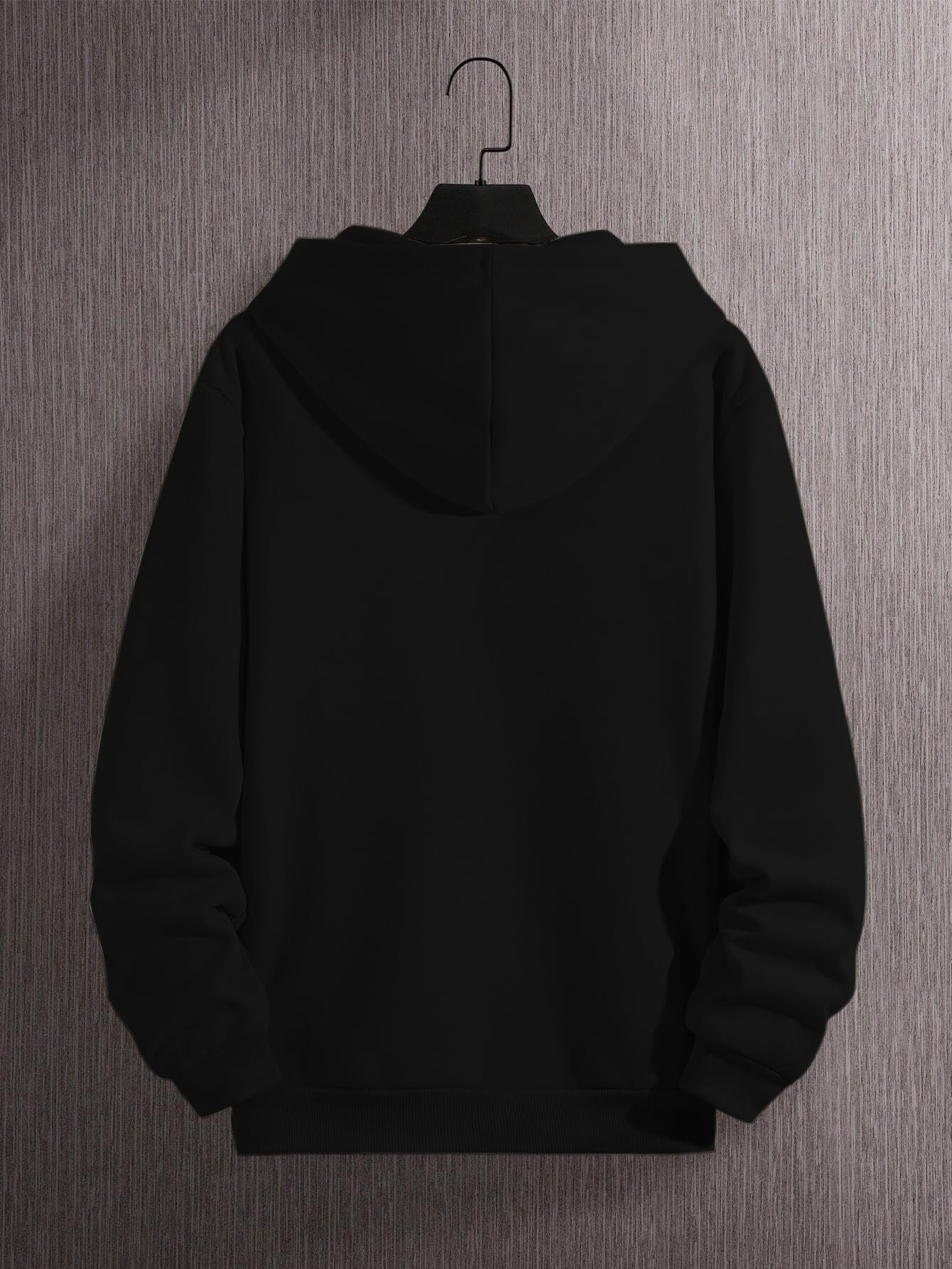 TAGAS Hoodie for Men and Womens | (Unisex Hoodie)| Hooded (Sweatshirt) for Mans| Winter Wear|Unisex Adult HoodedSweatshirt Black