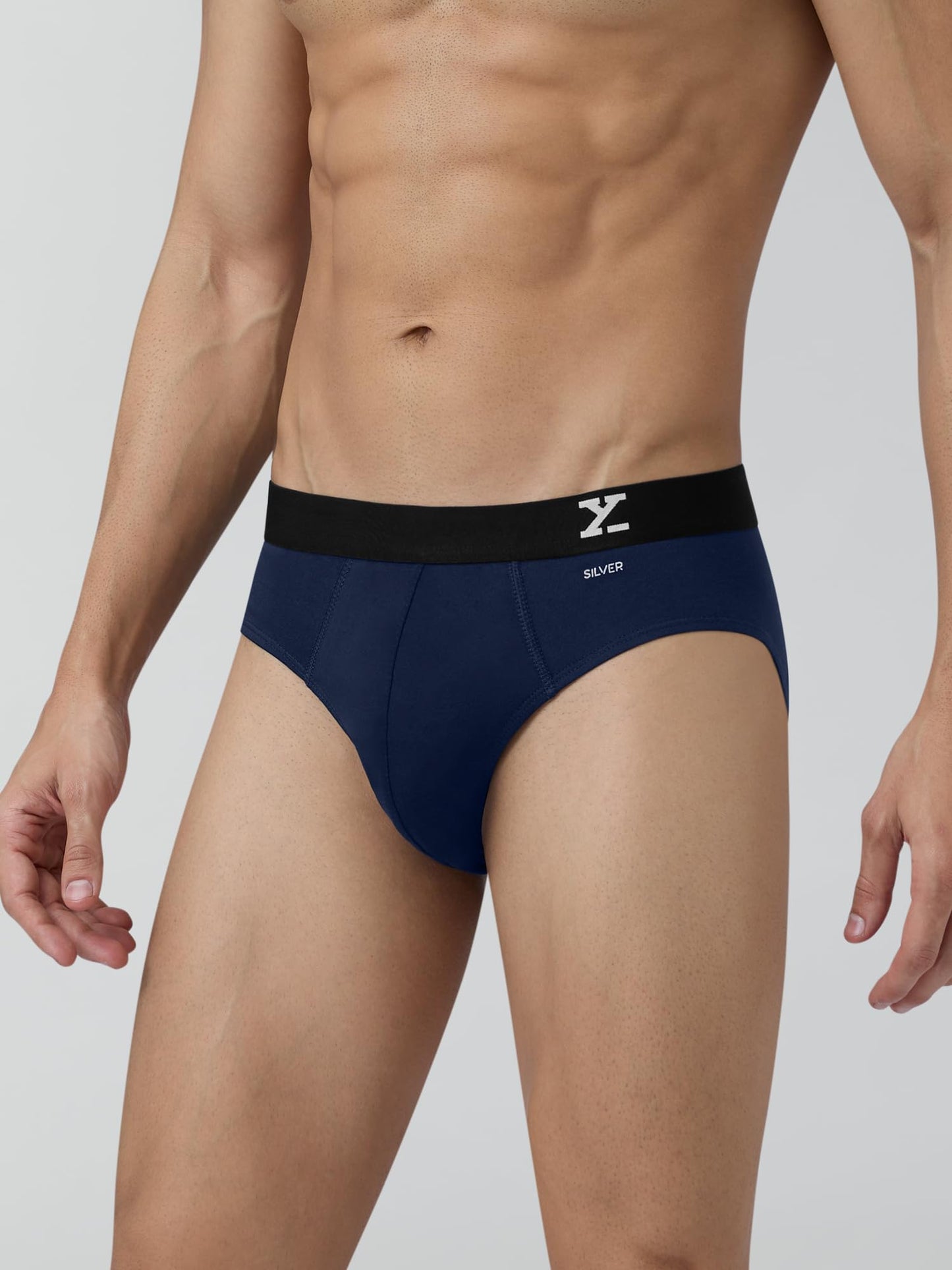 XYXX Mens Aero Silver Cotton Underwear for Men, Anti-Odour Silver Tech, Lasting Freshness, Moisture Absorbent Pack of 3 (XXL; Le