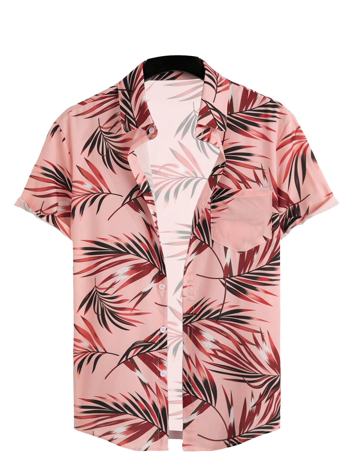Shasmi Solid Regular Fit Fancy Casual Shirt for Men_Pink