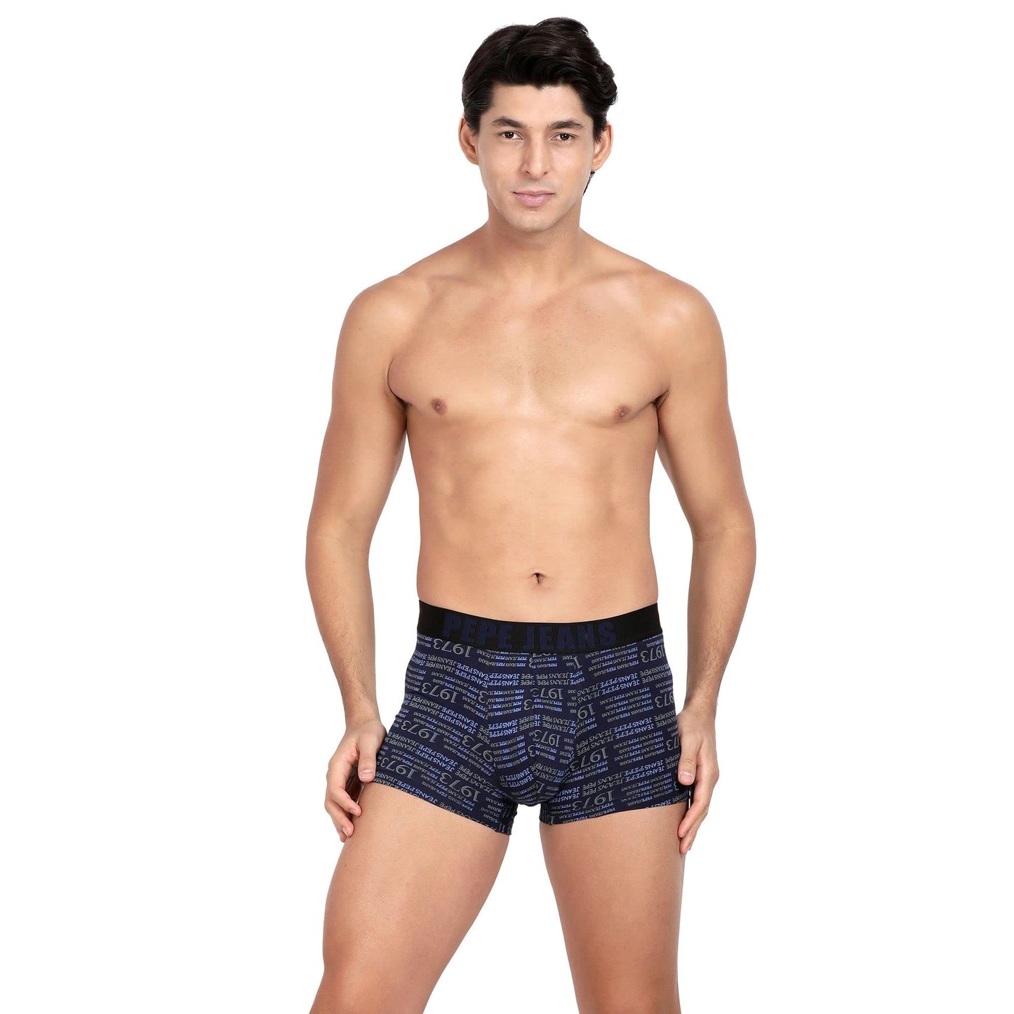 Pepe Jeans Innerwear MenS Cotton Blend Trunks (Pack Of 1) (Opt01-01_Parry Red_Parry Red_80-85_Parry Red_85 Cm)