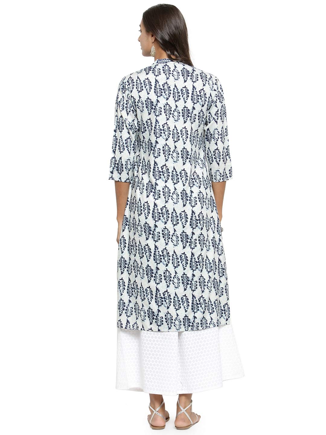 GoSriKi Women's Cotton Printed Straight Kurta