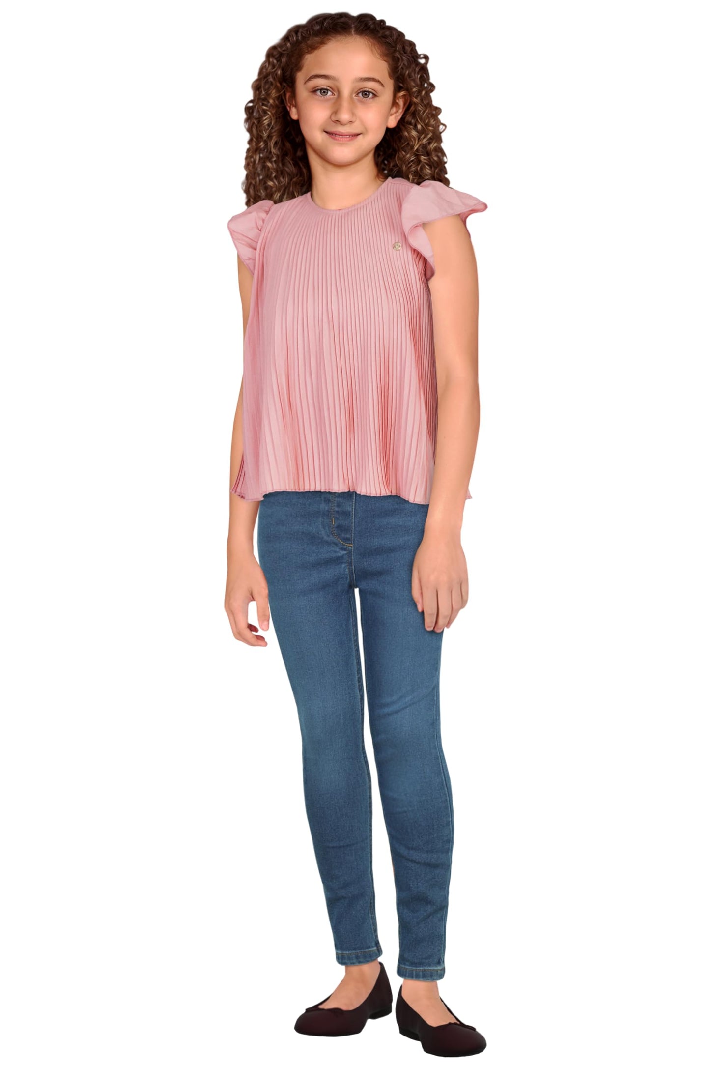 Allen Solly Girls Regular Fit Solid Shirt