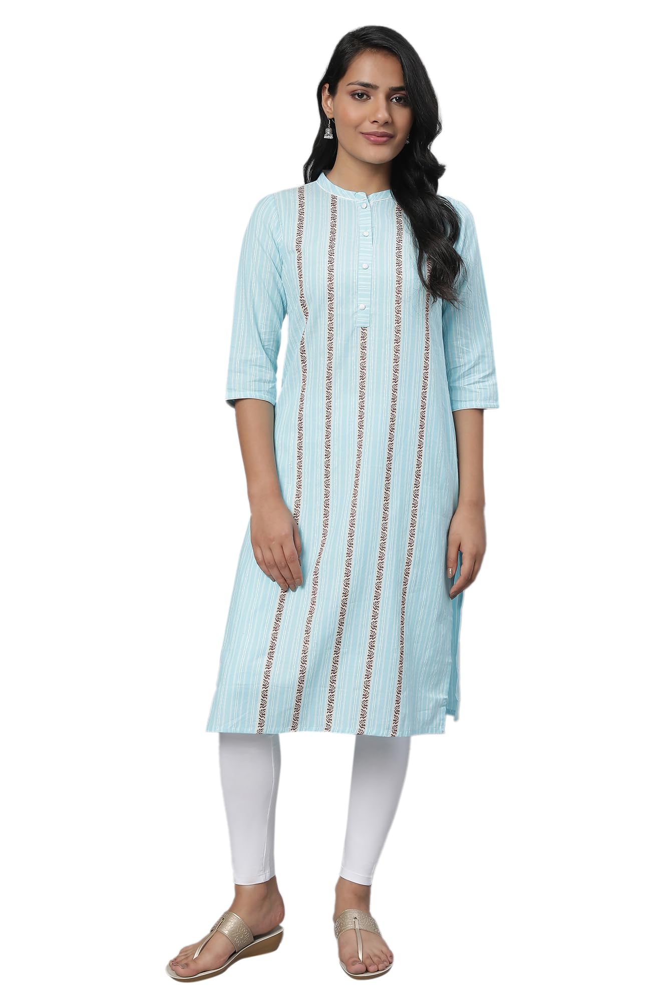 Aurelia WomenS Viscose Kurta & Tight (22Feas14349-703011_Pink