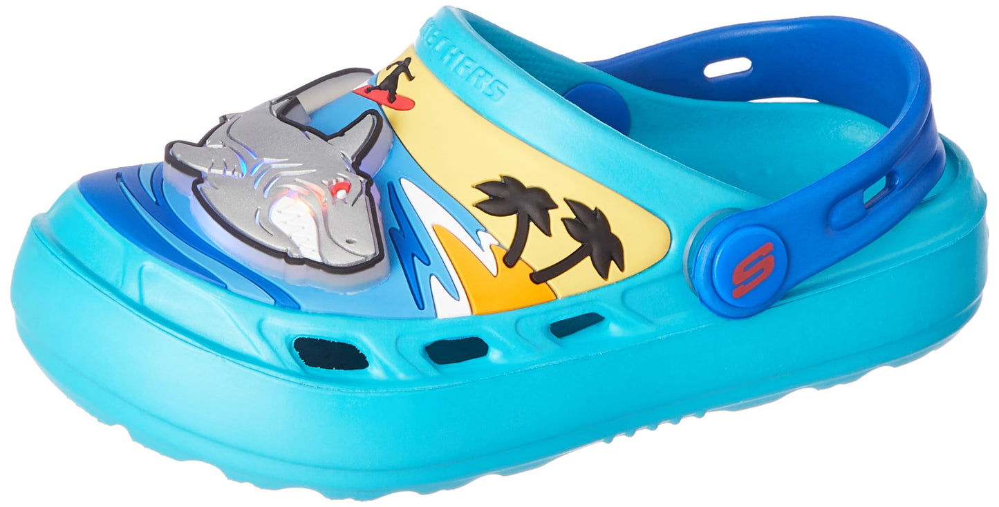 Skechers Boys Swifters Ii Illumi Shark Tlbl Casual Shoes