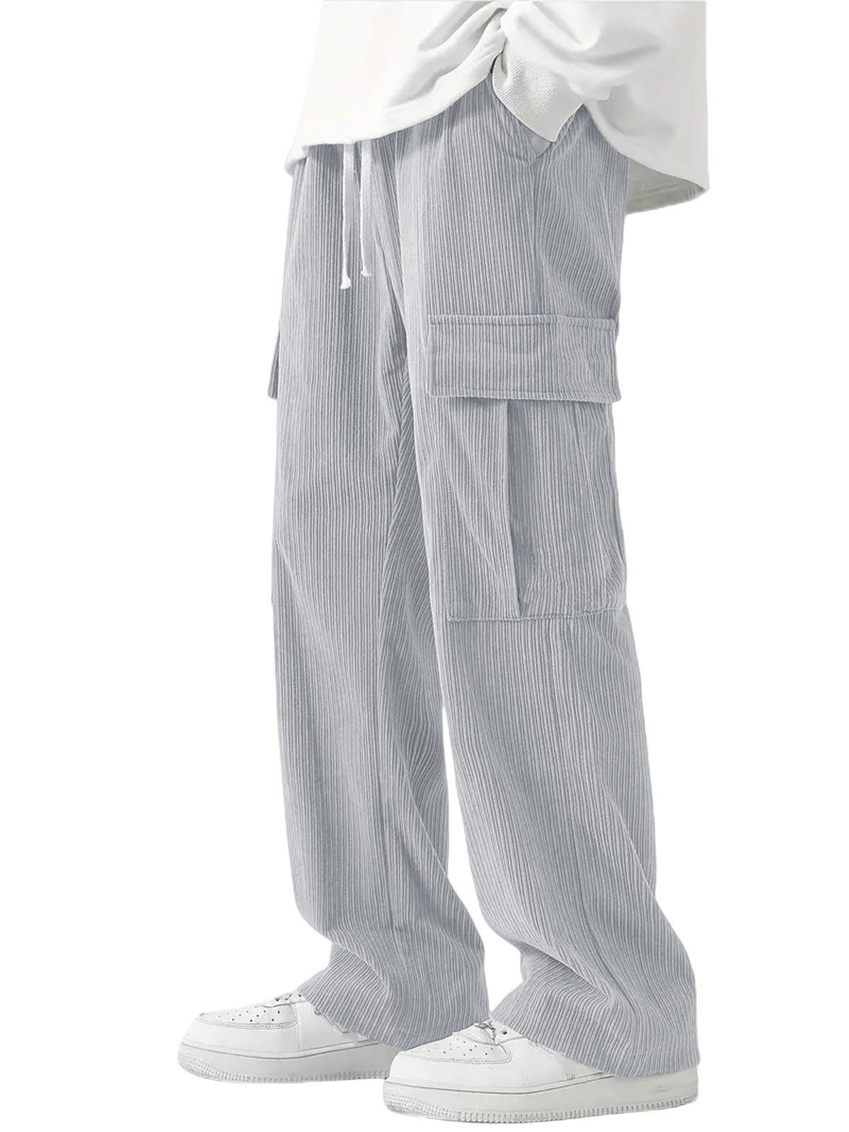 Indoprimo MenS Regular Trouser (Bull 007_Grey