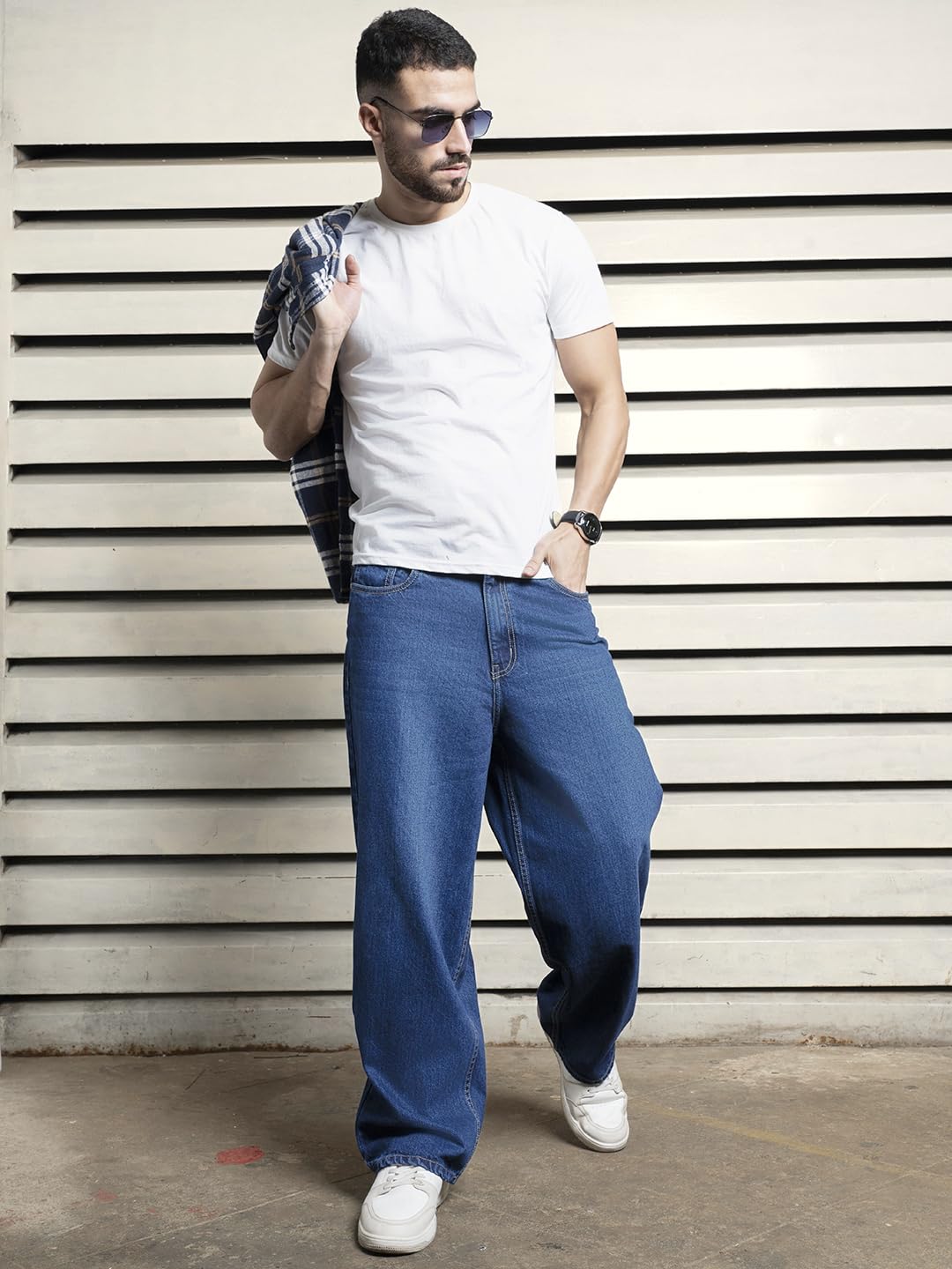 High Star MenS Relaxed Jeans (Hsmjns2412_Blue