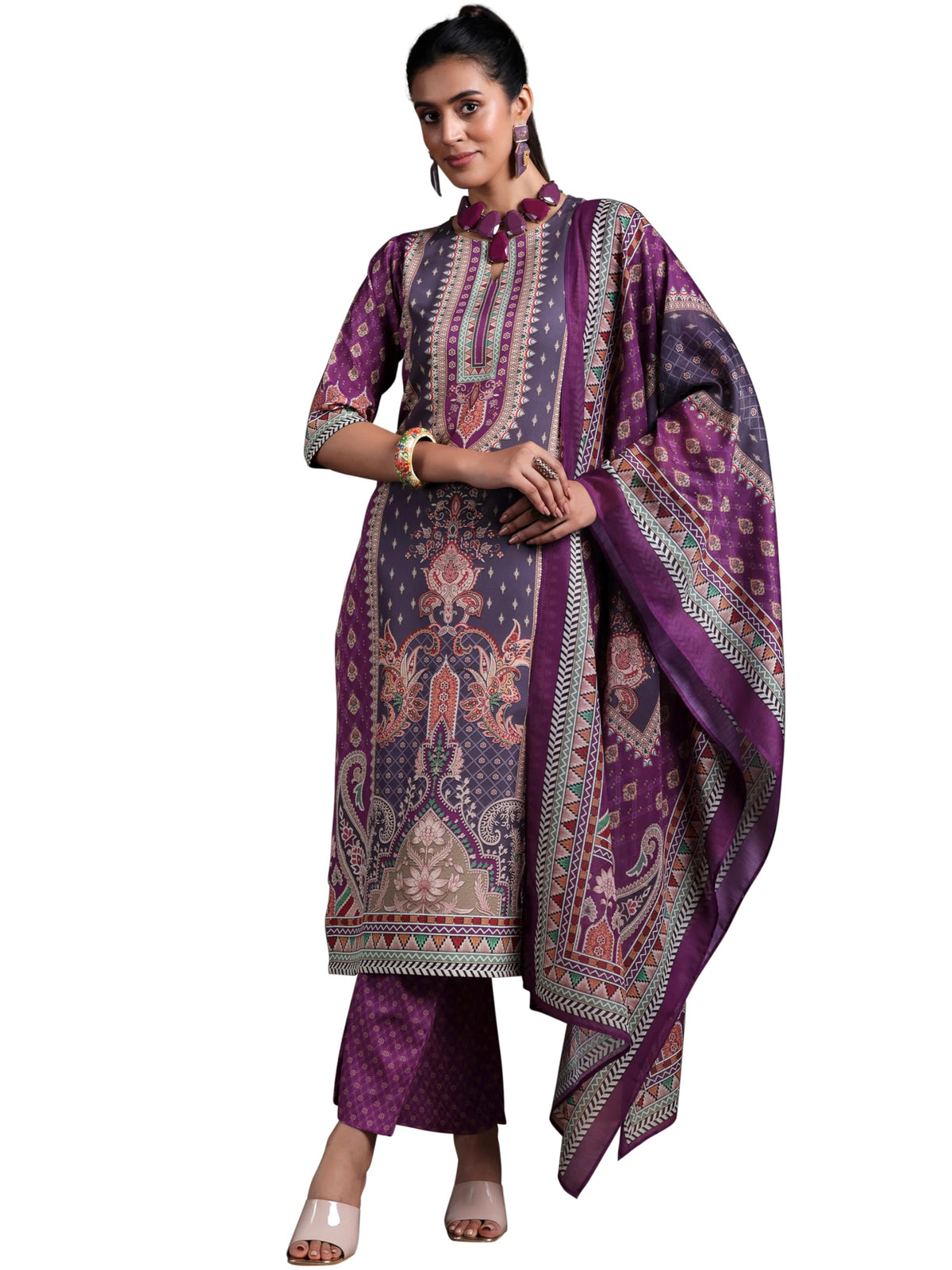 Libas WomenS Poly Crepe Kurta Set (369500R
