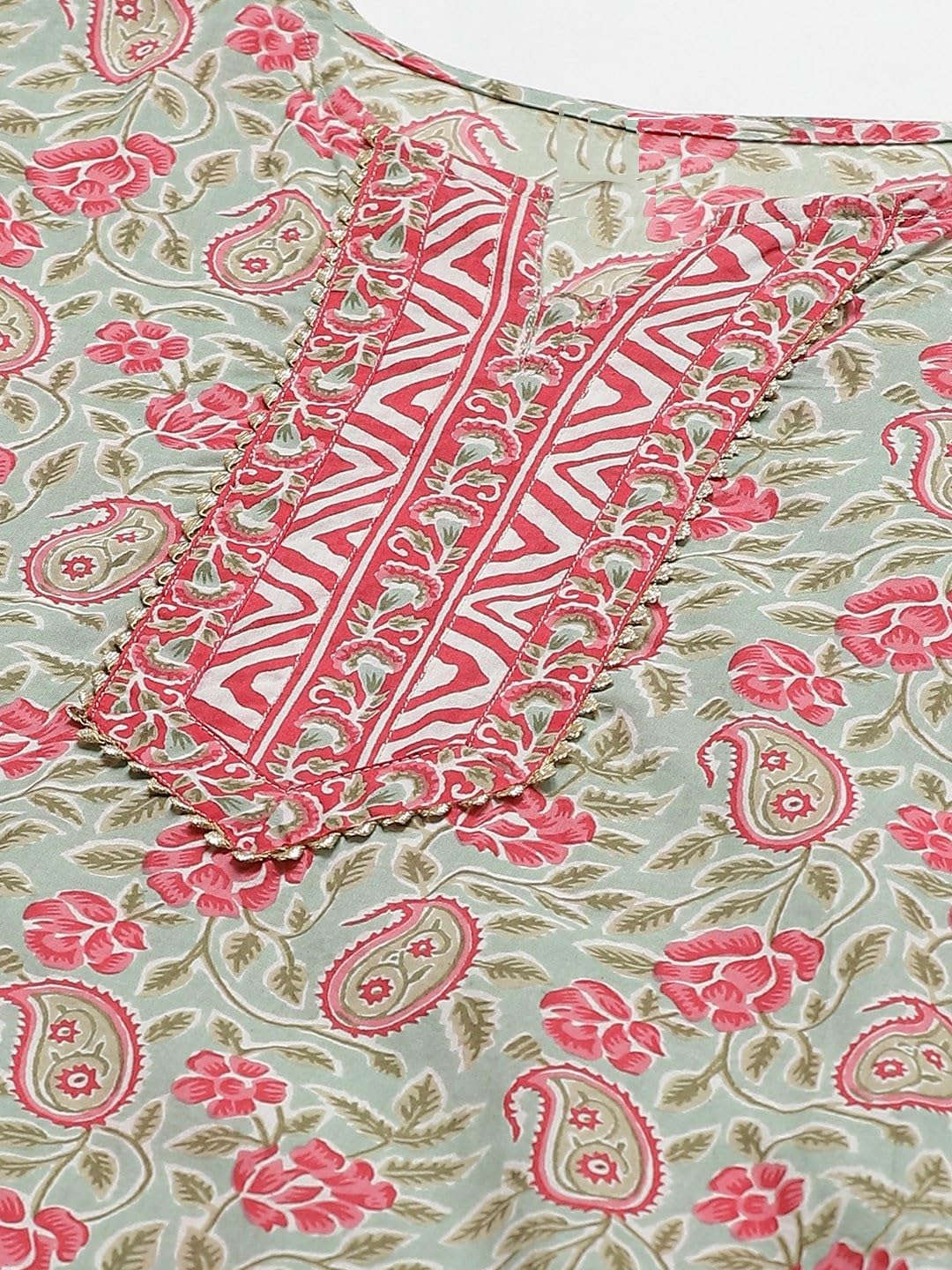 Nermosa Women Printed Kurta And Pant Set With Dupatta | Kurta Set With Dupatta | (In, Alpha, M, Peach)