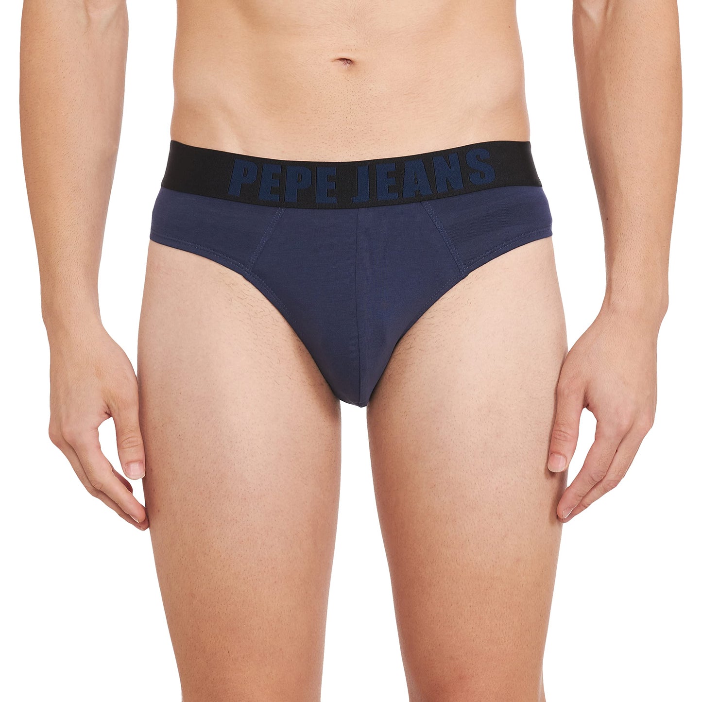 Pepe Jeans MenS Cotton Blend Briefs (Pack Of 1) (Opb01_Navy_Xl)