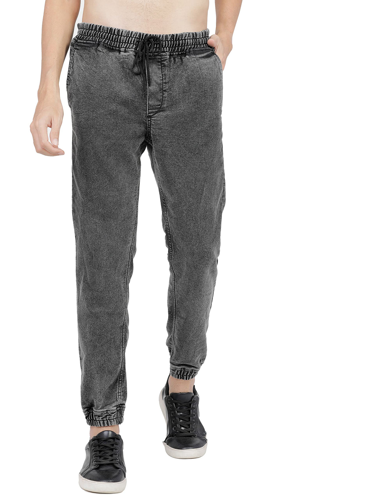Ketch MenS Mid Rise Regular Jeans (Khjn000160_Grey_30)