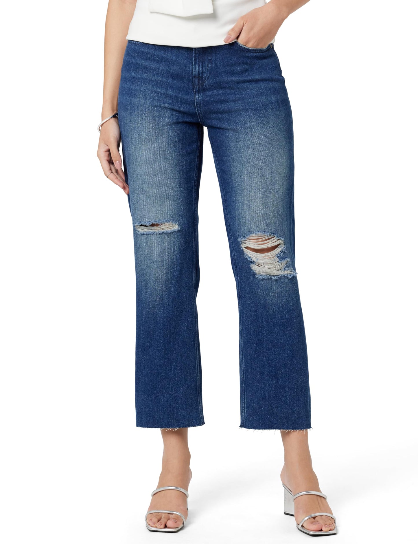 Pepe Jeans WomenS Straight Jeans (Pl204642Q038_Dark Used Indigo Blue