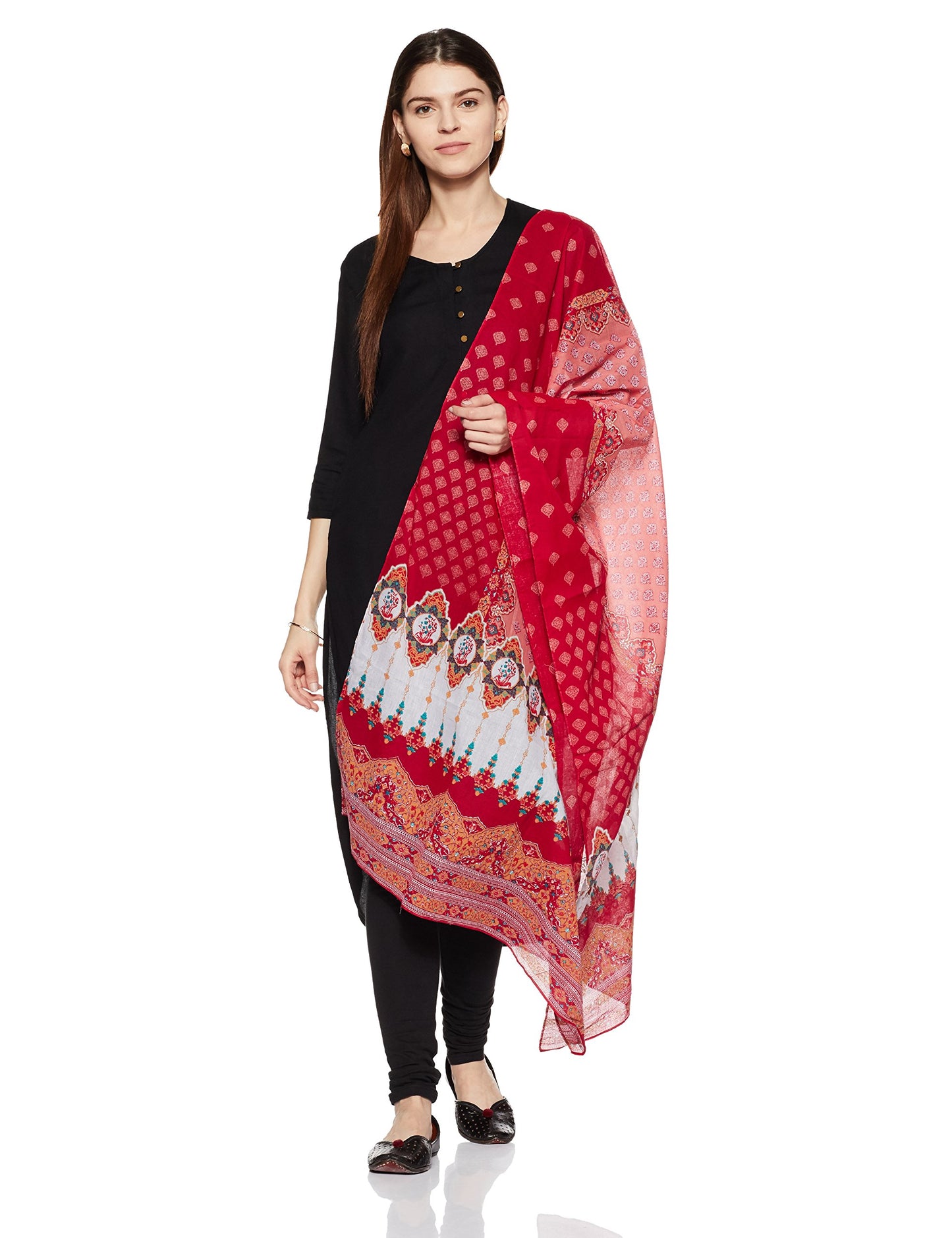 Aurelia Cotton Dupatta (17Auk75090-62320_Multi Color_One Size)