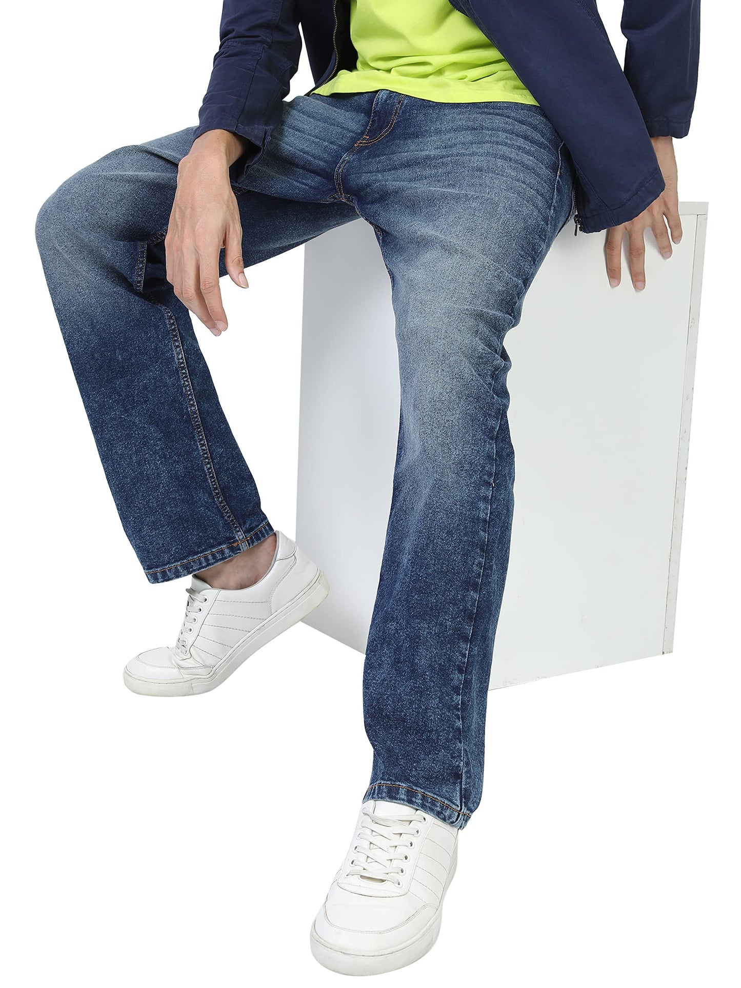 KETCH Mens Stright FIT Blue Jeans