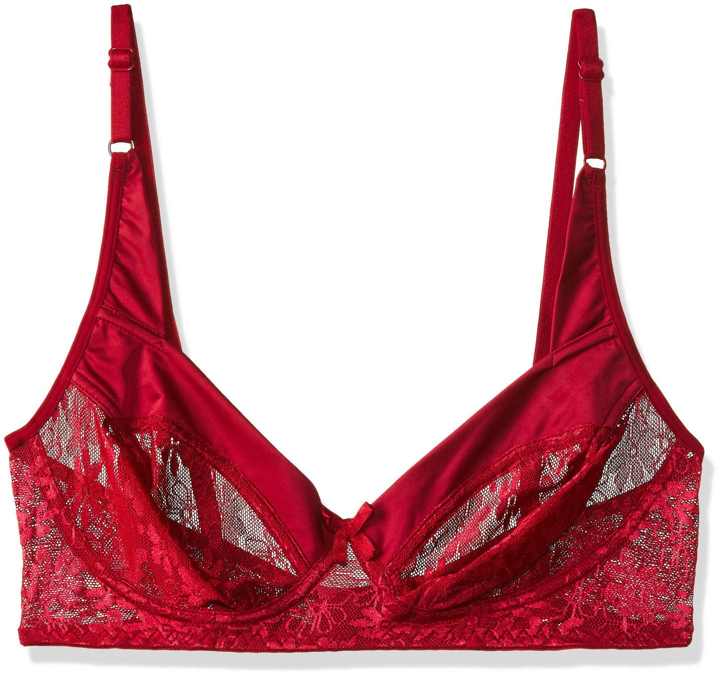 Clovia Womens Balcony Non Padded Non Wired Bra (BR0816P0932C_Maroon_32C)