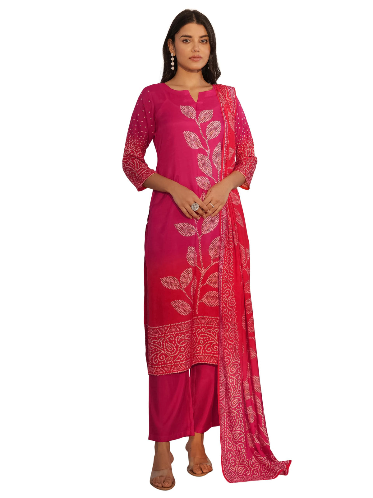 Libas WomenS Silk Blend Kurta Set (400374