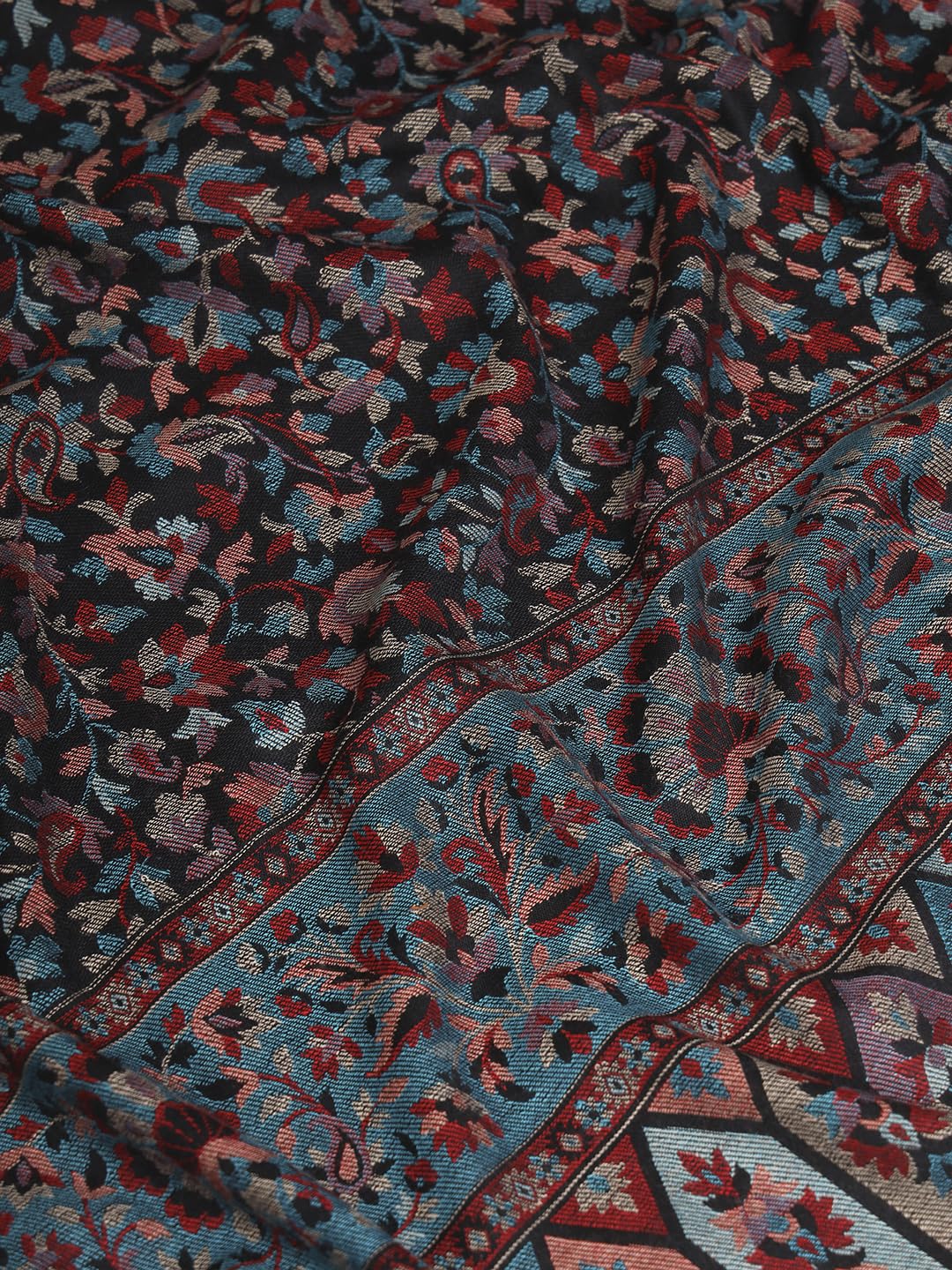 Pashmoda Women Dastaan Woven Design Jamawar Shawl (Size 101X203 CM)
