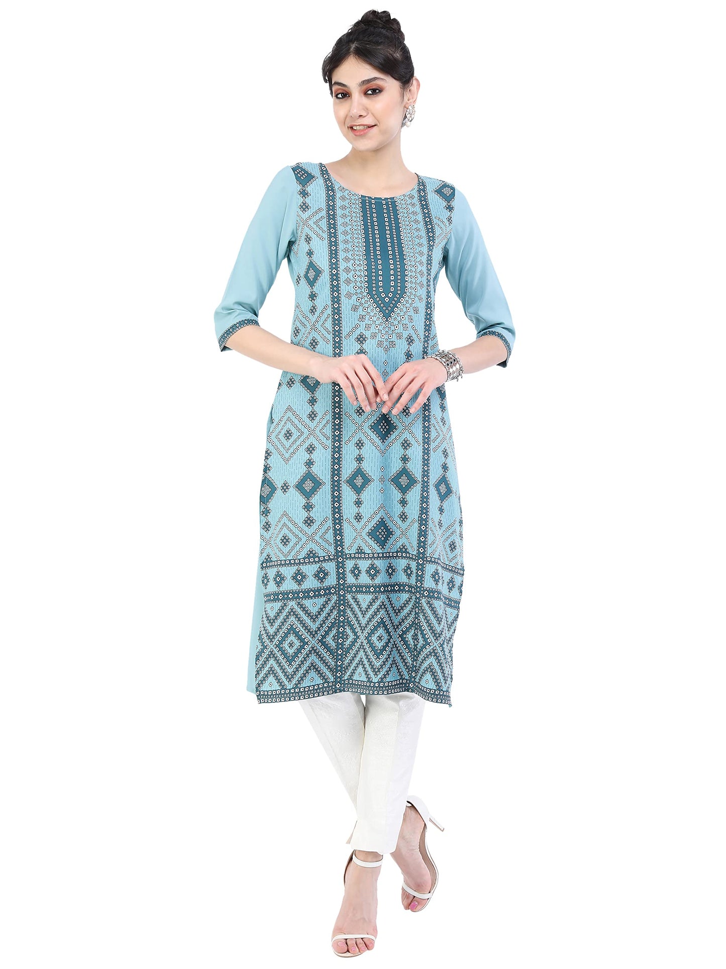 Ketch Women'S Polyester Regular Fashion Vest (Khku000215_Aqua/Marine