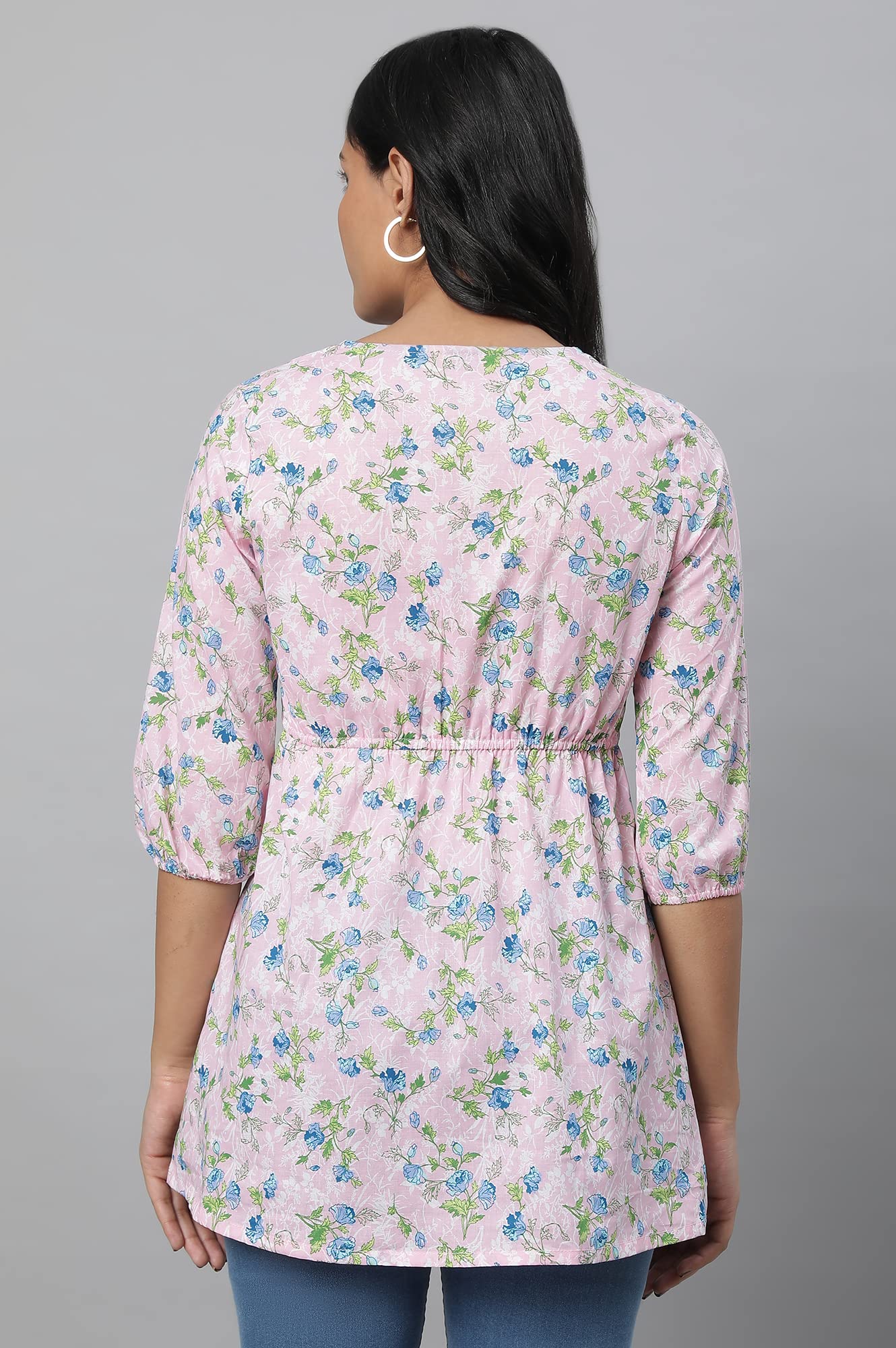 Aurelia Women's Cotton Regular Fit Regular Kurti
