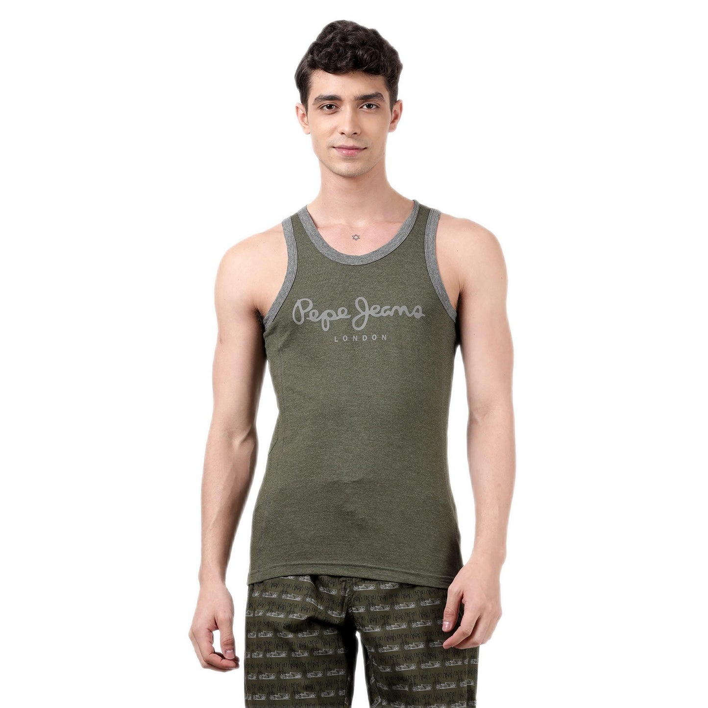 Pepe Jeans MenS Relaxed Vests (Atv03_Olive Medium)