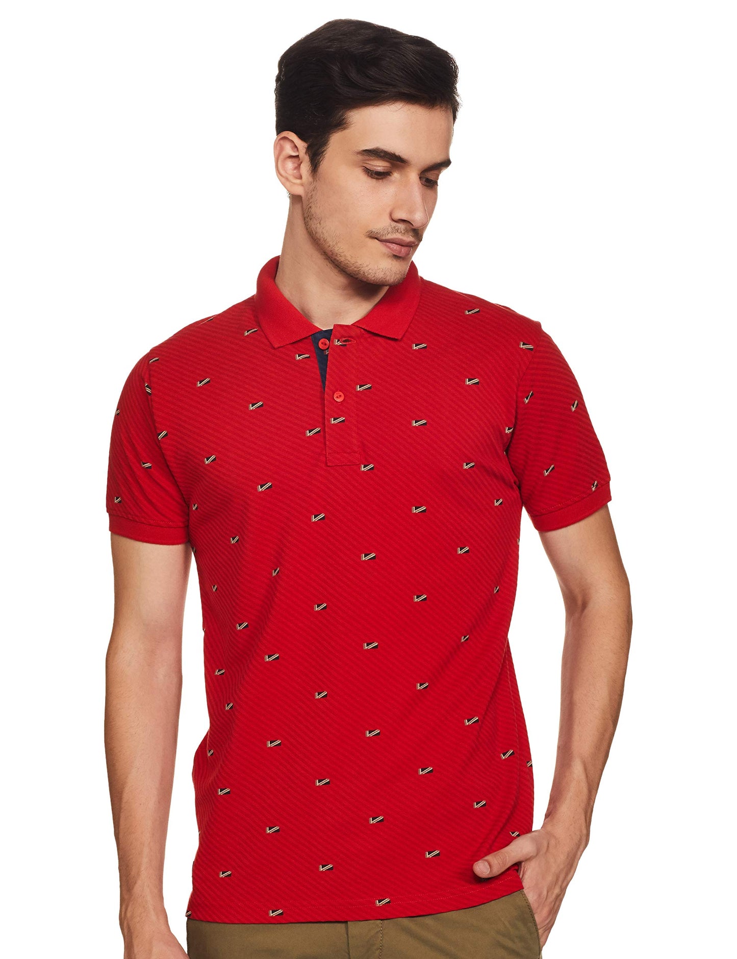 Pepe Jeans Mens Solid Regular Polo (Pm541498_Dark Denim Xl)