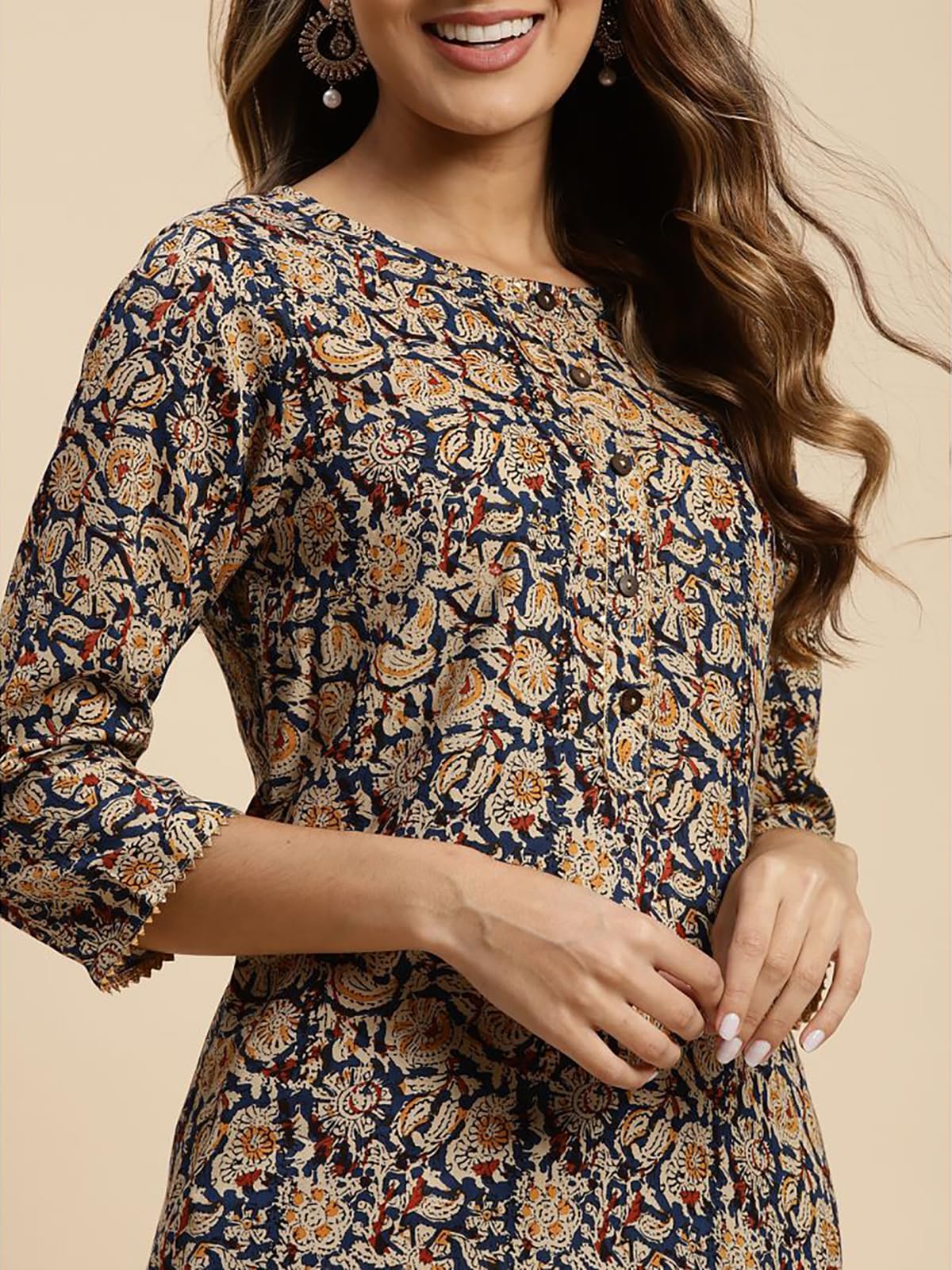 rangita Women Rayon Floral Printed Knee Length Straight Kurti (Pack of 2)