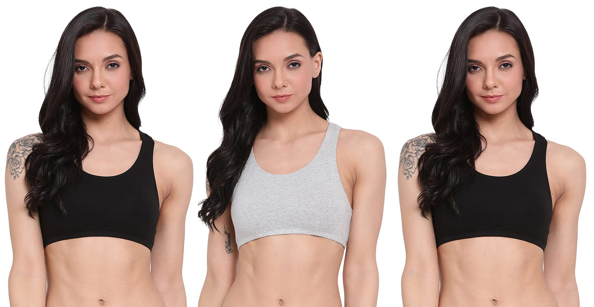 Lyra 541 Premium Cotton Non-Padded Beginners Bra For Women