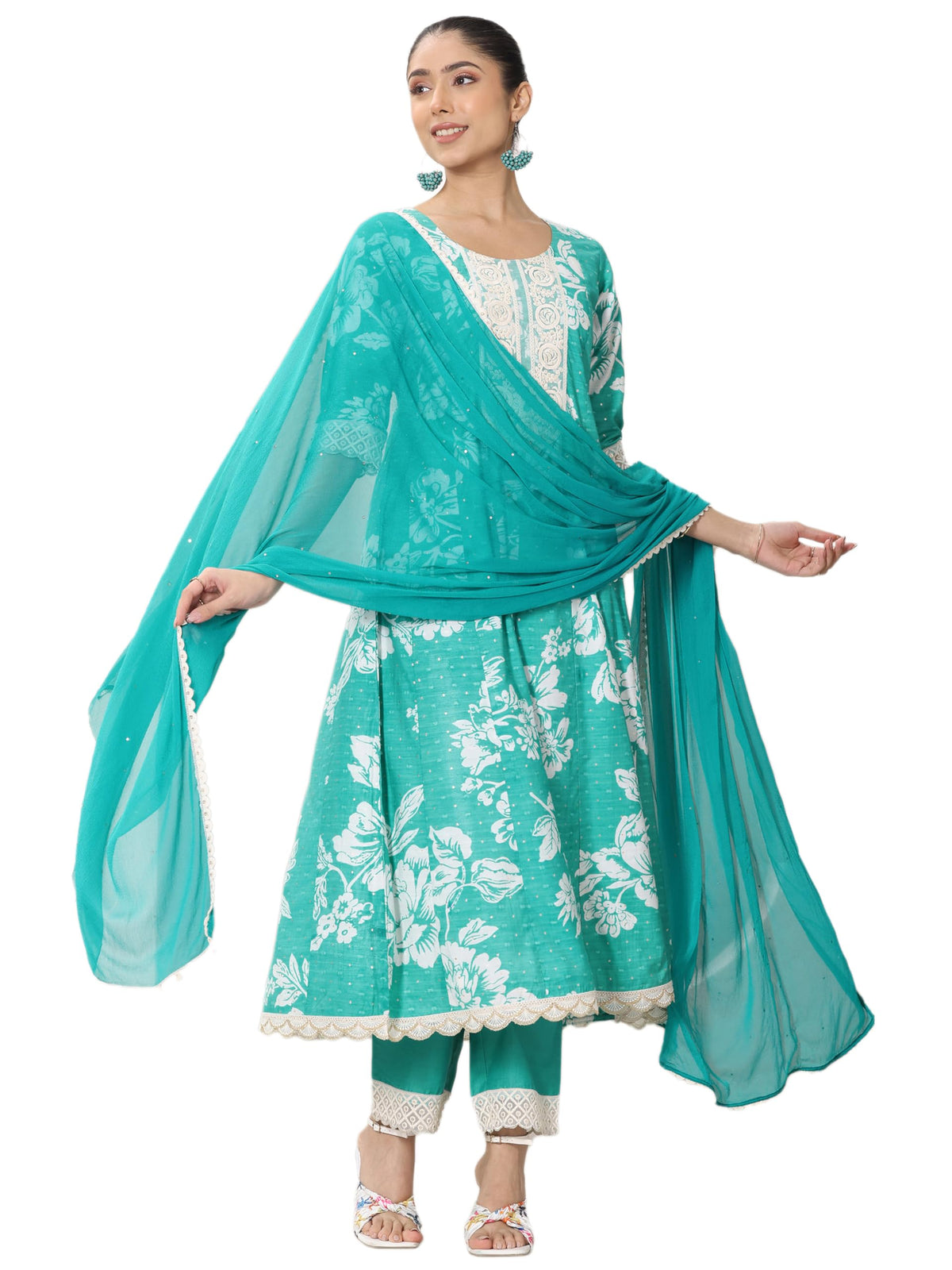 Libas WomenS Silk Blend Kurta Sets (400203Oh