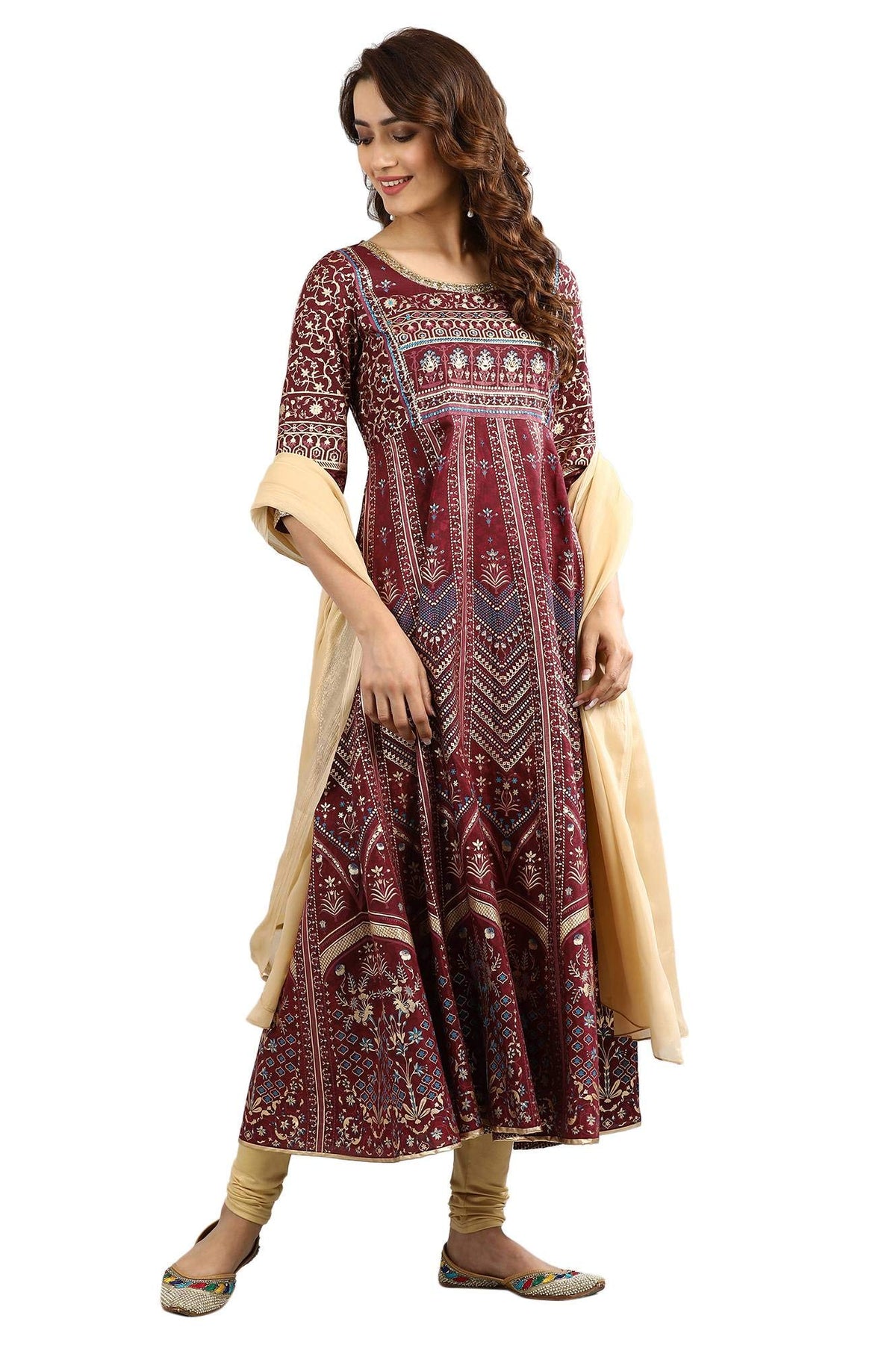 Aurelia WomenS Synthetic Solid Regular Dress (19Aua10798-500669_Red_M)