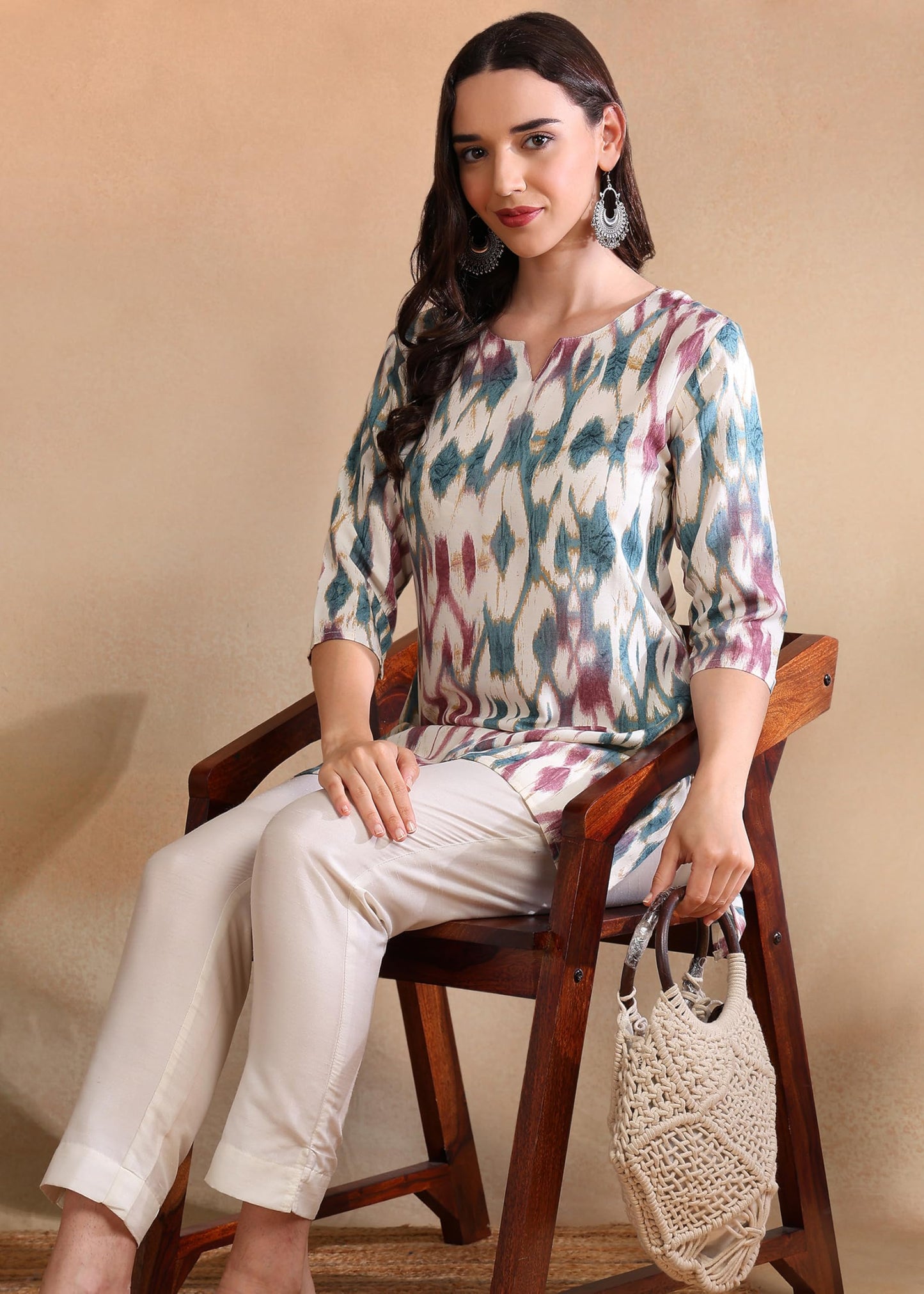 Dsk Studio Poly Rayon Short Kurti For Women & Girls