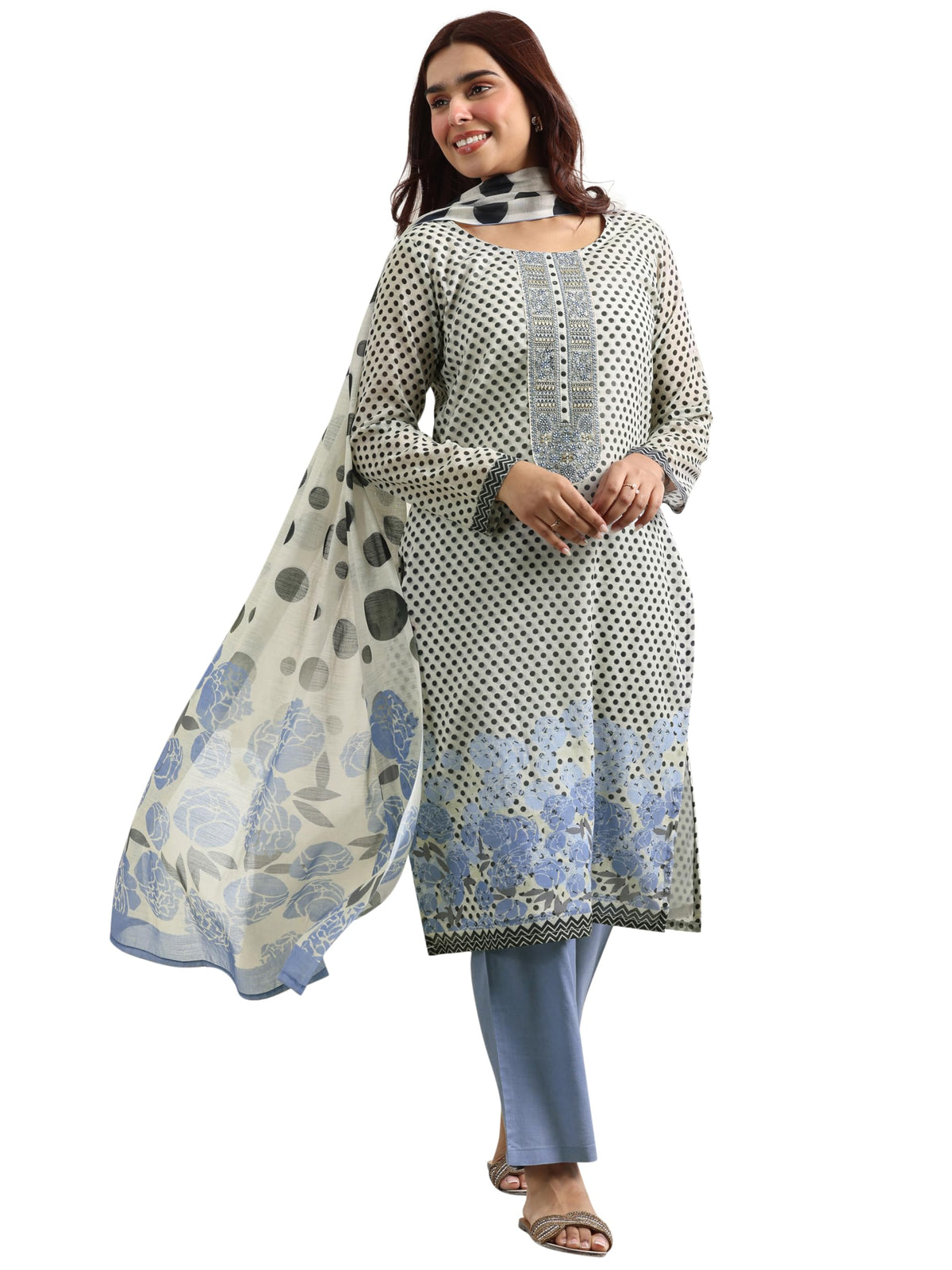 Libas WomenS Linen Kurta Set (99503