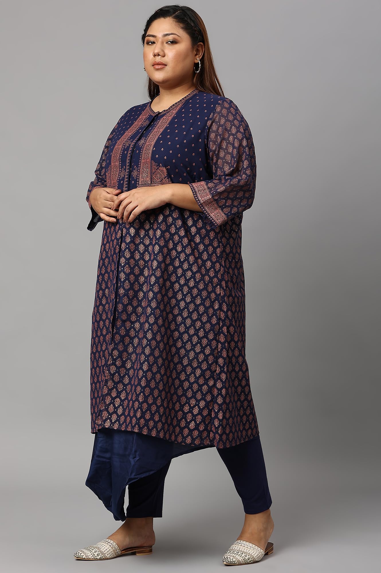W for Woman Womens Polyester Kurta