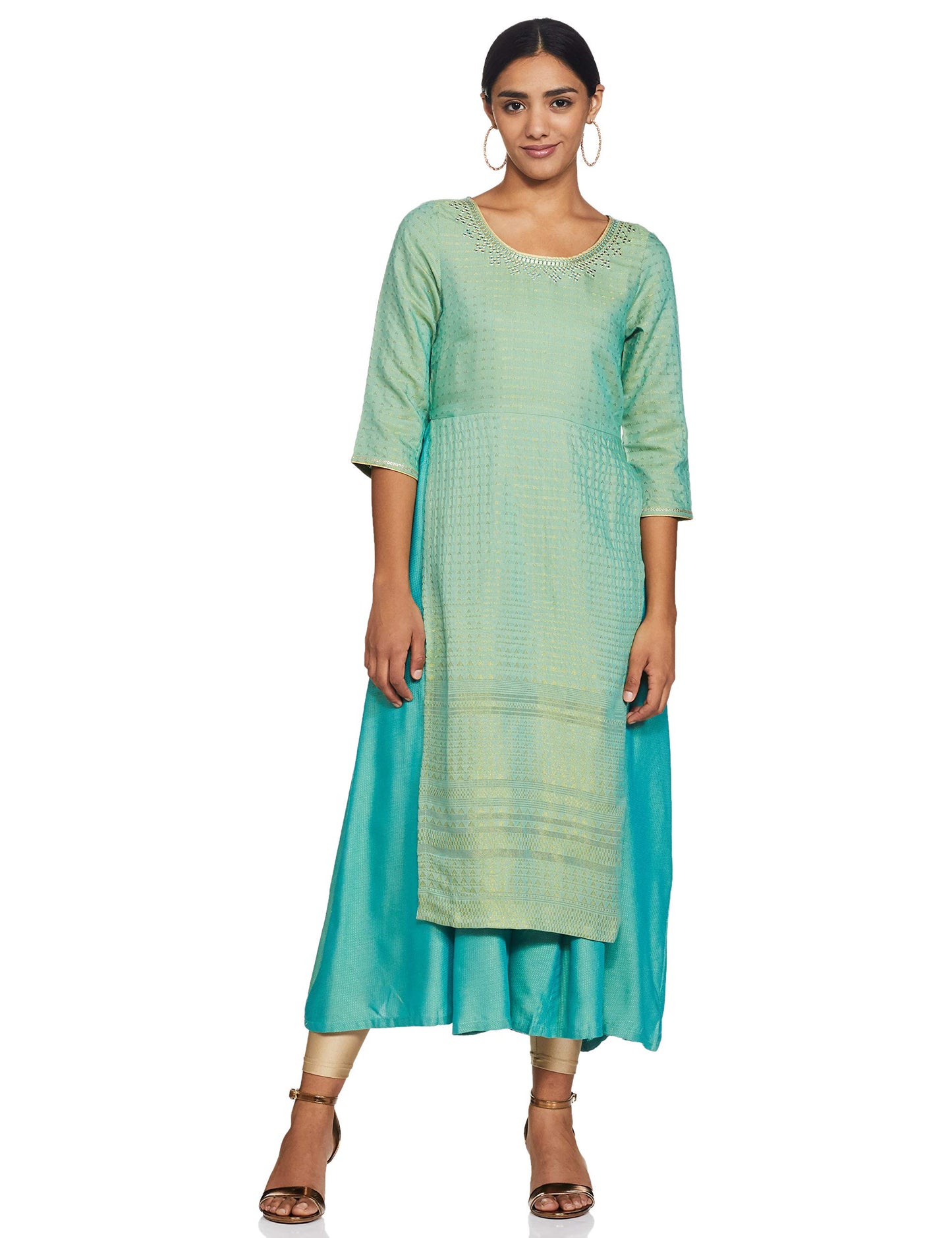 Aurelia Women Striped Rayon A-Line Kurta_20Aua11675-701230_M